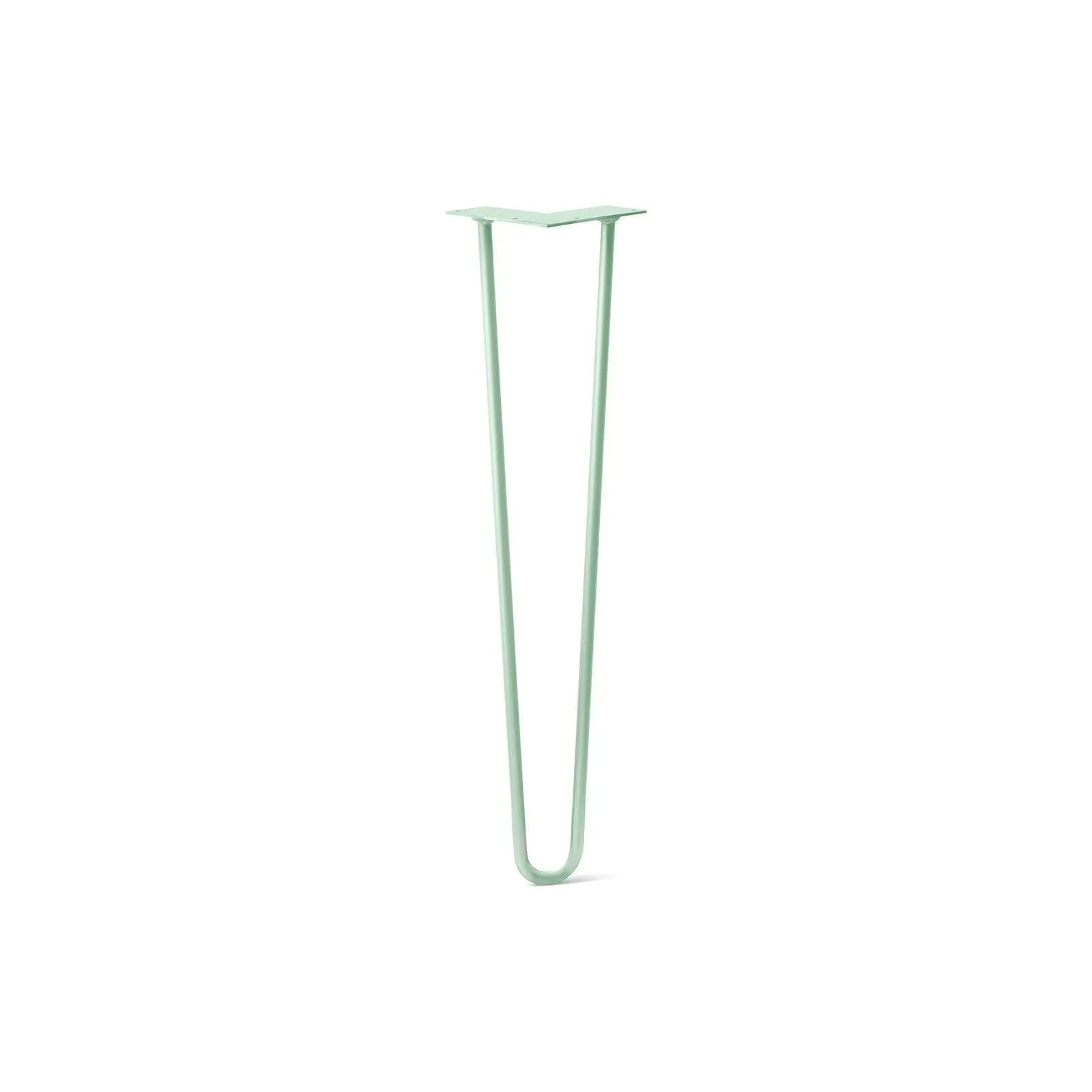 Hairpin Leg (Sold Separately), 2-Rod Design - Mint Powder Coated Finish