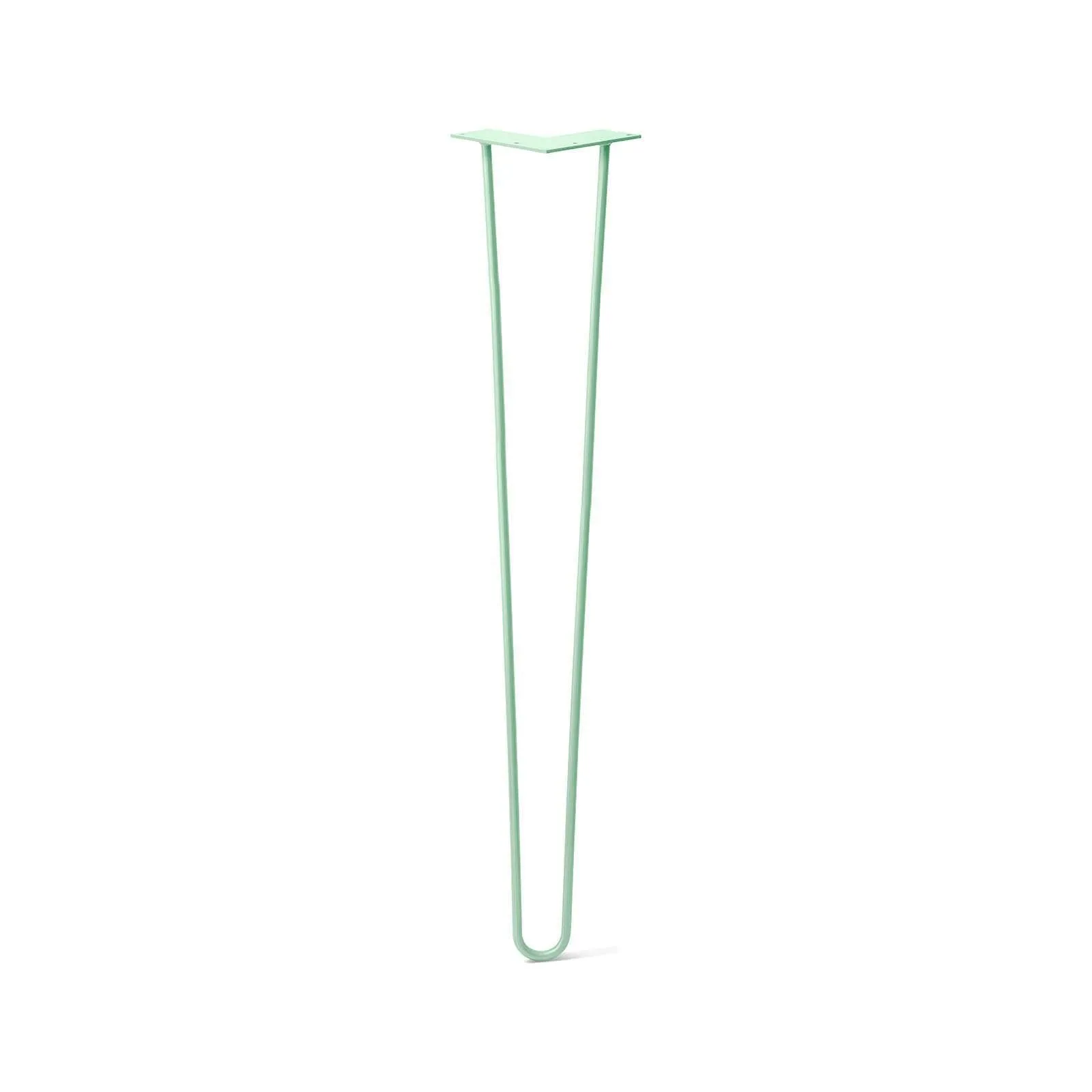 Hairpin Leg (Sold Separately), 2-Rod Design - Mint Powder Coated Finish