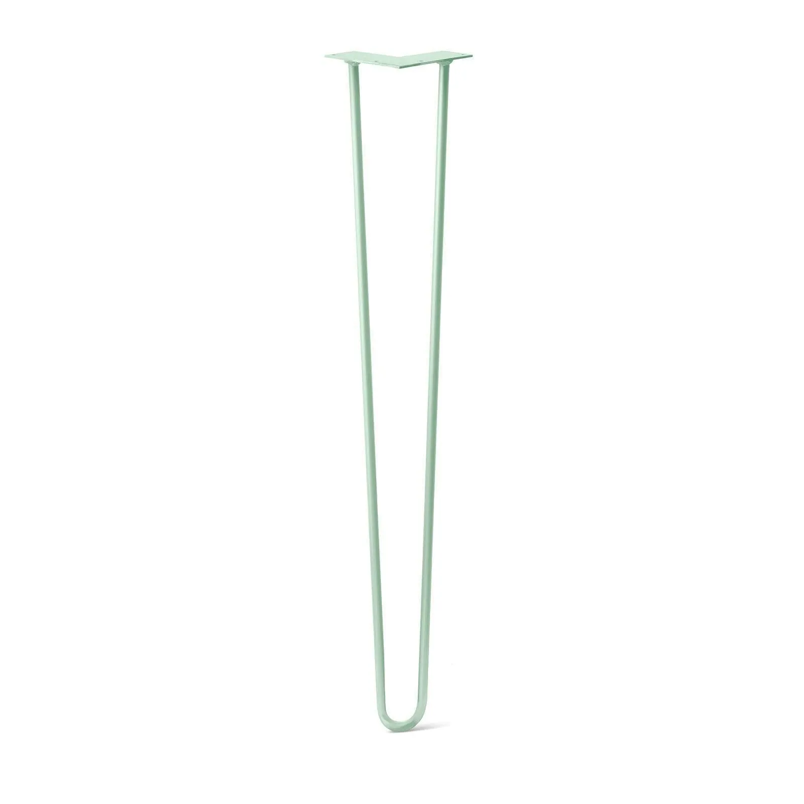 Hairpin Leg (Sold Separately), 2-Rod Design - Mint Powder Coated Finish