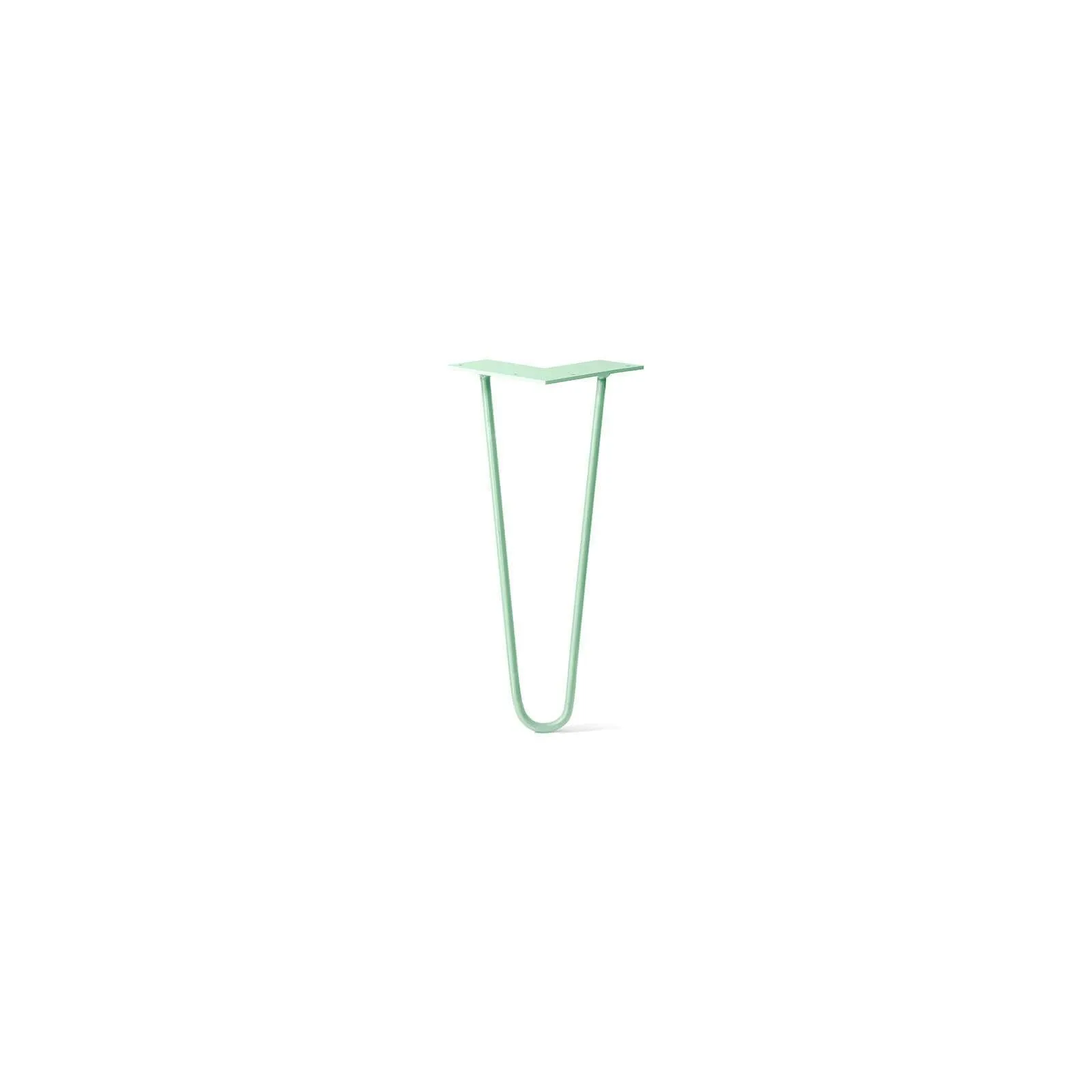 Hairpin Leg (Sold Separately), 2-Rod Design - Mint Powder Coated Finish