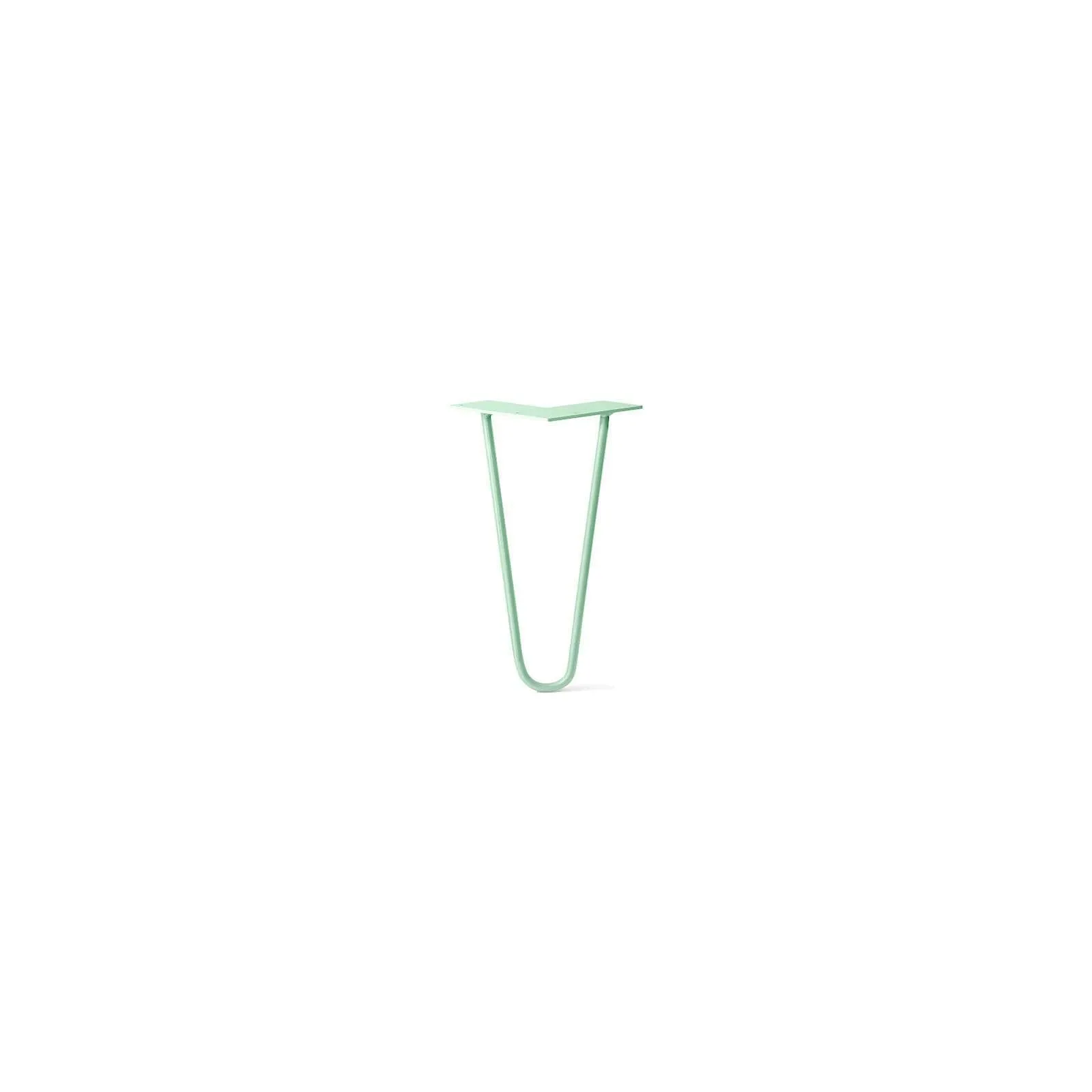 Hairpin Leg (Sold Separately), 2-Rod Design - Mint Powder Coated Finish