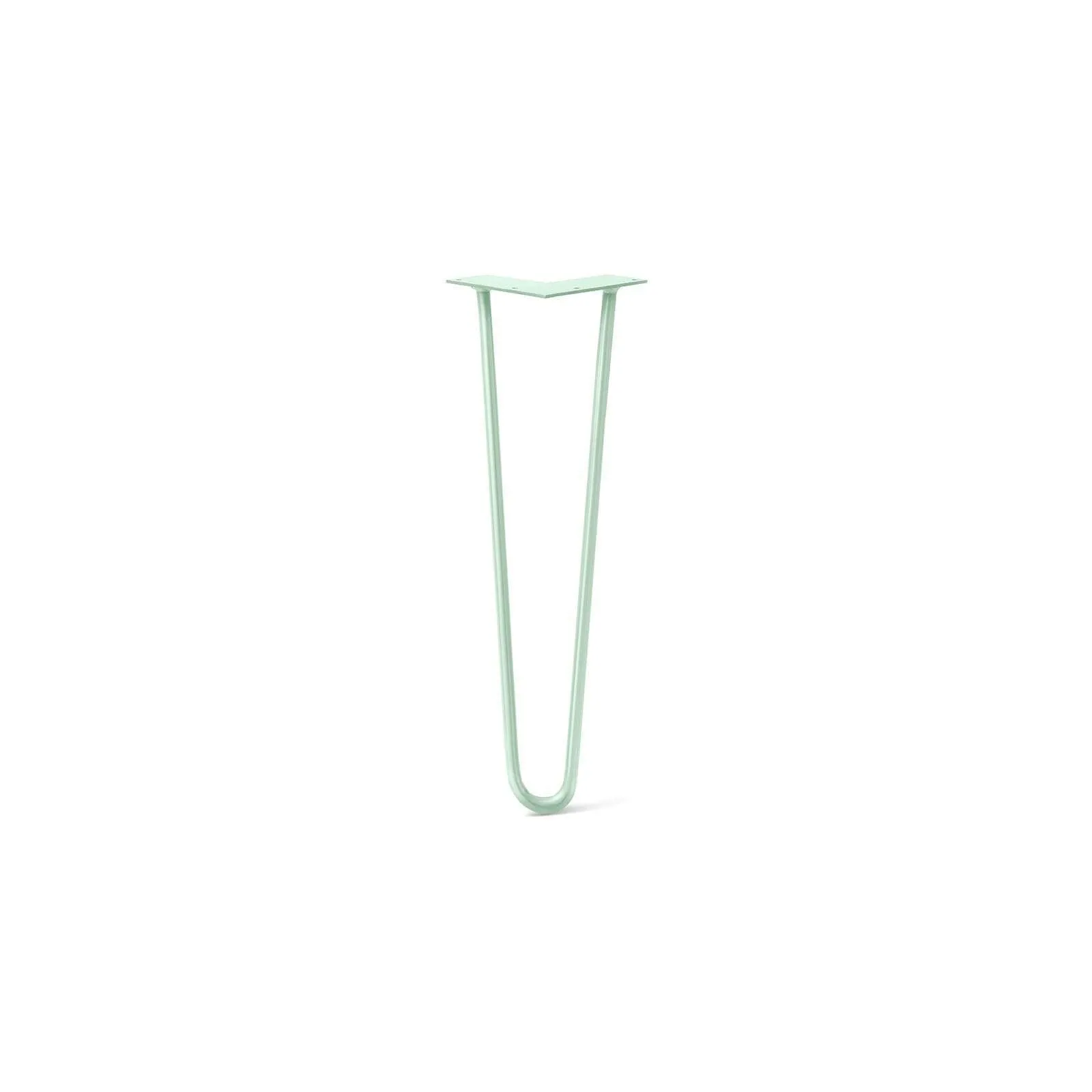 Hairpin Leg (Sold Separately), 2-Rod Design - Mint Powder Coated Finish