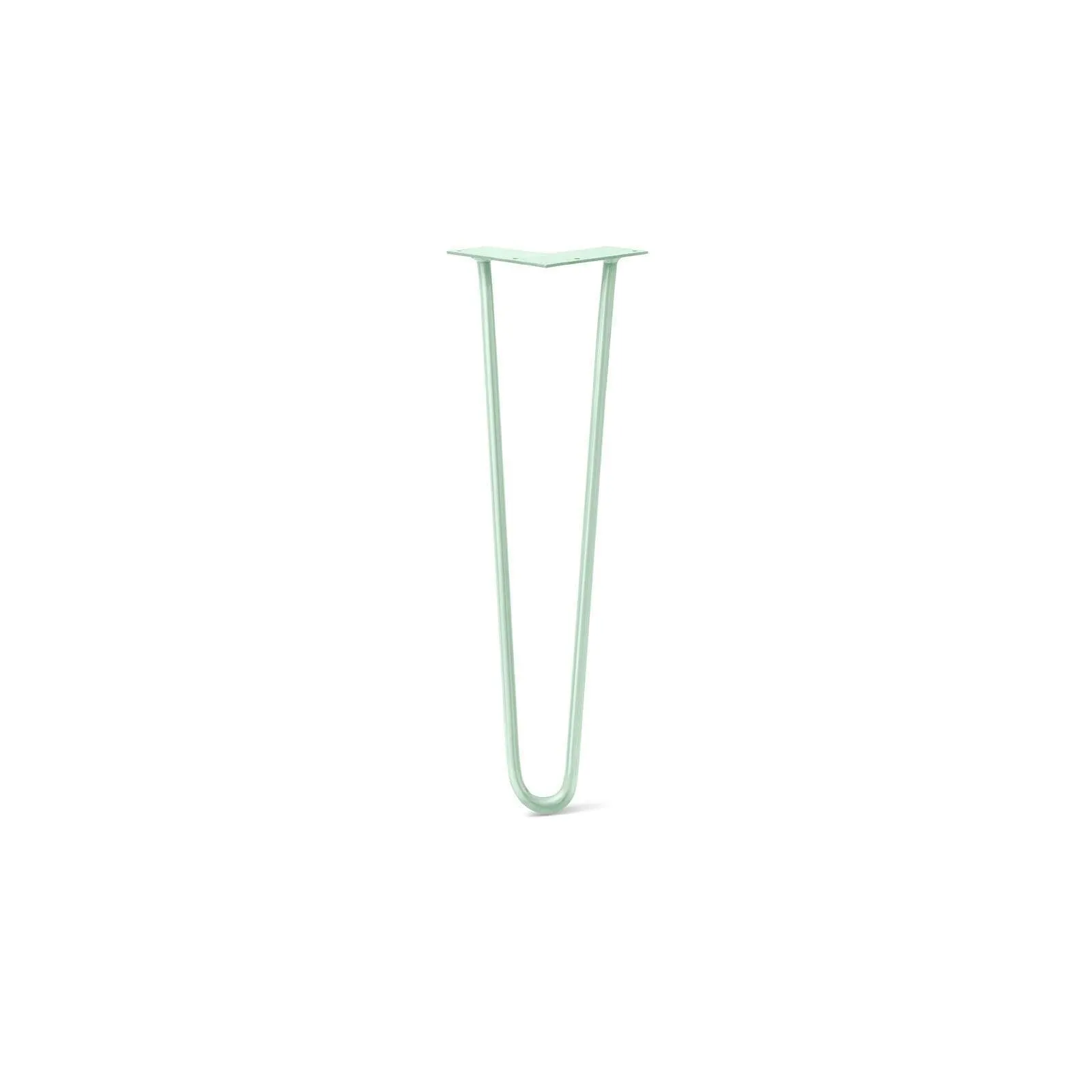 Hairpin Leg (Sold Separately), 2-Rod Design - Mint Powder Coated Finish