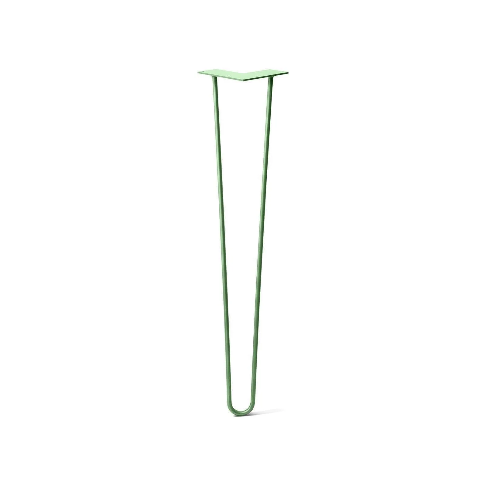 Hairpin Leg (Sold Separately), 2-Rod Design - Mint Powder Coated Finish