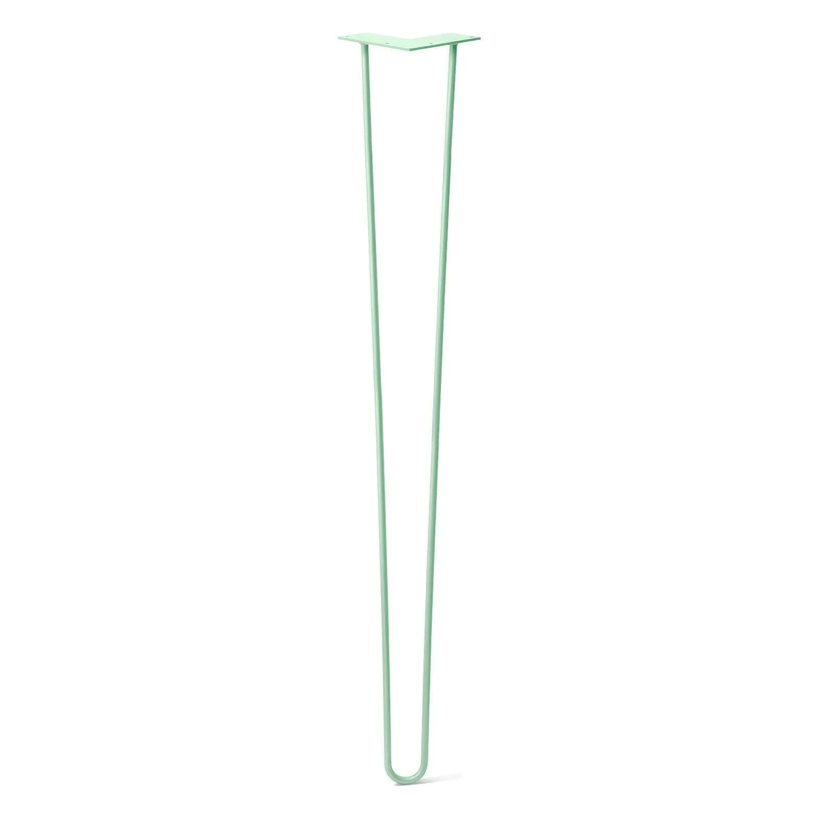 Hairpin Leg (Sold Separately), 2-Rod Design - Mint Powder Coated Finish