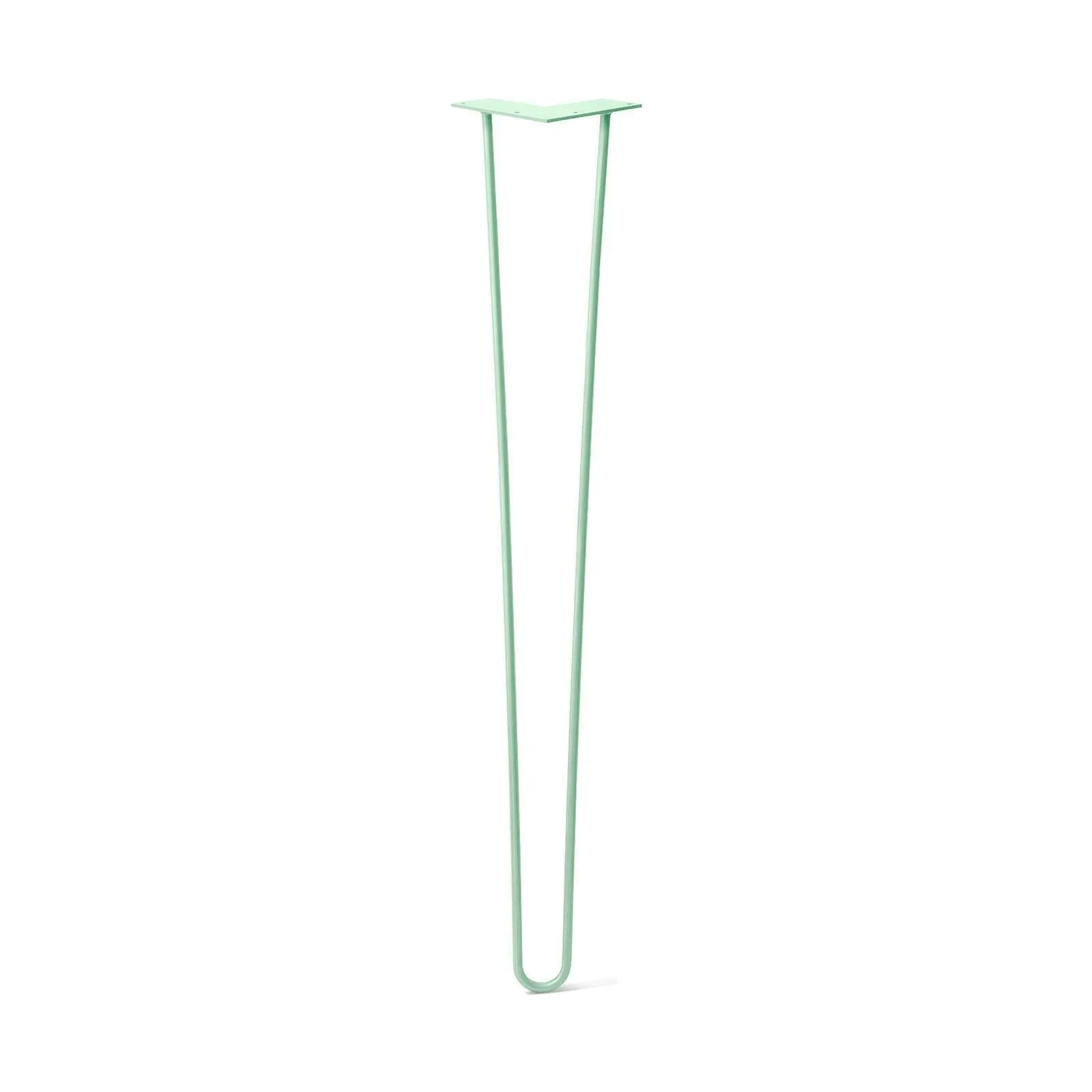 Hairpin Leg (Sold Separately), 2-Rod Design - Mint Powder Coated Finish