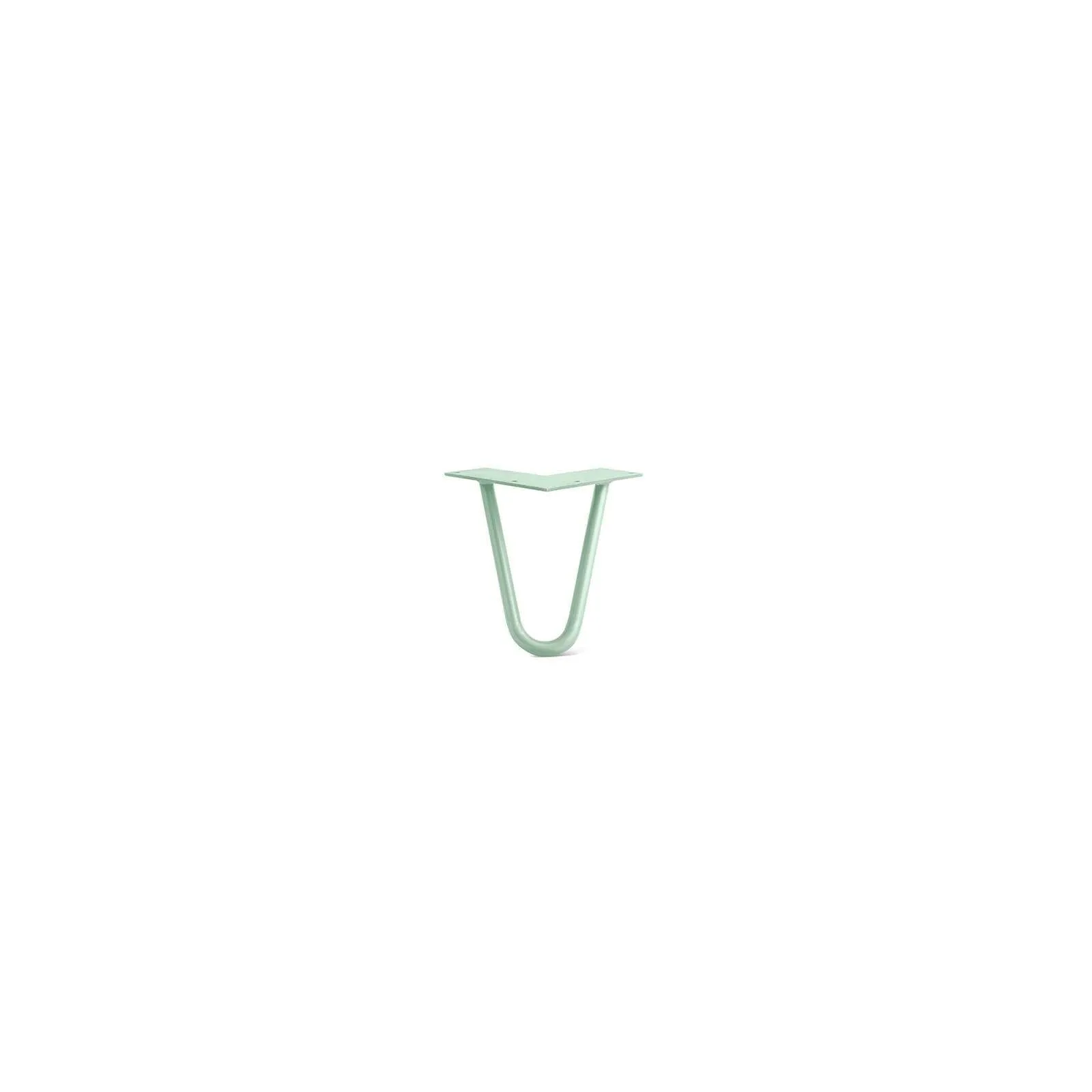 Hairpin Leg (Sold Separately), 2-Rod Design - Mint Powder Coated Finish