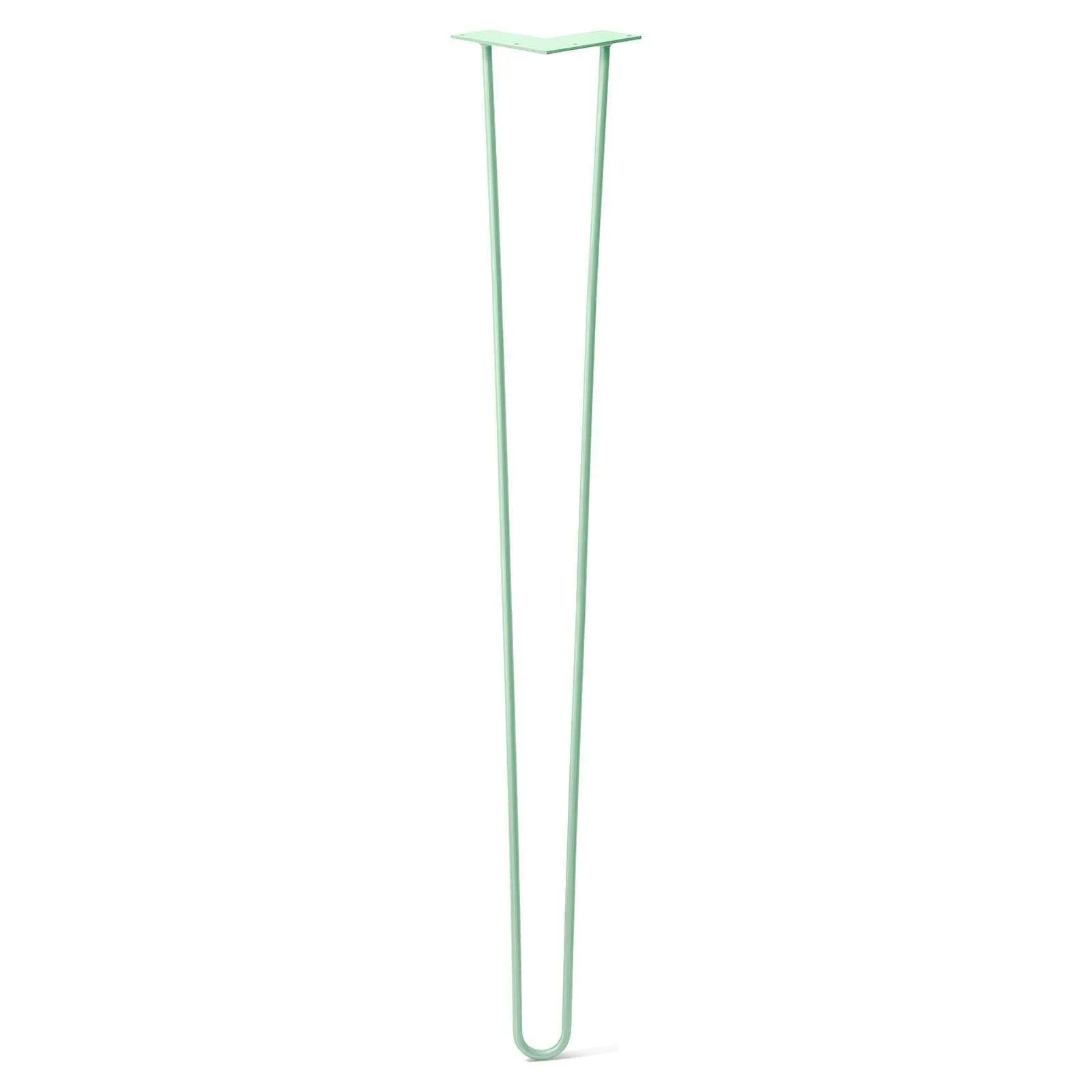 Hairpin Leg (Sold Separately), 2-Rod Design - Mint Powder Coated Finish