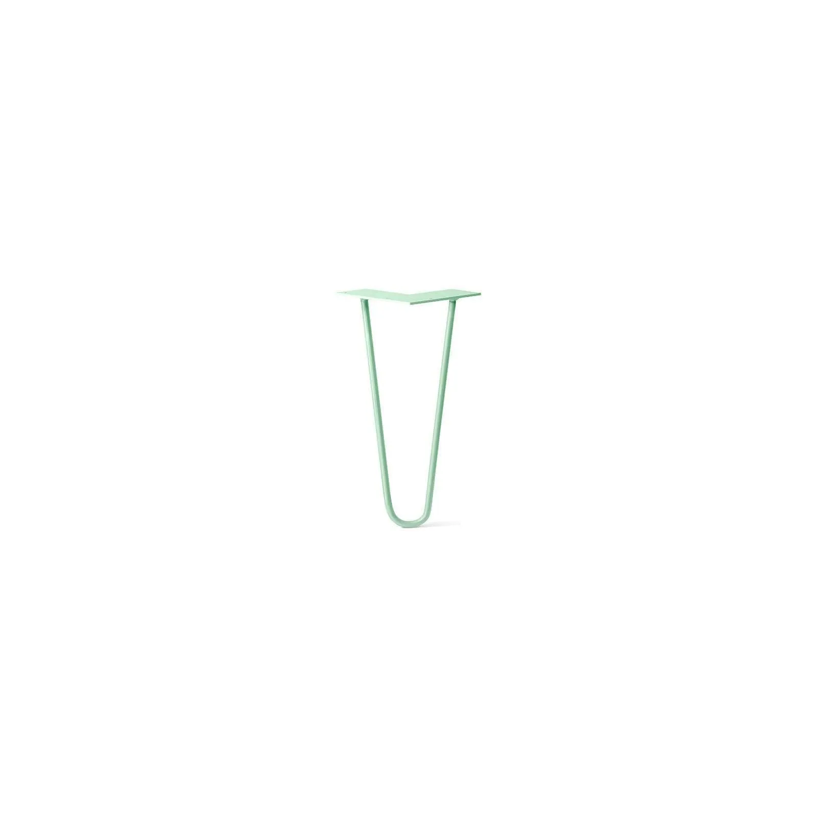 Hairpin Leg (Sold Separately), 2-Rod Design - Mint Powder Coated Finish