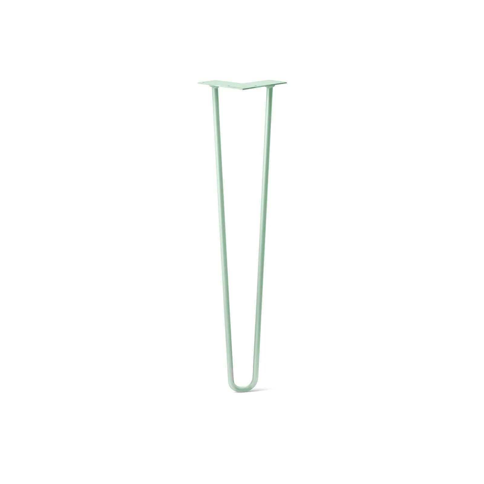 Hairpin Leg (Sold Separately), 2-Rod Design - Mint Powder Coated Finish
