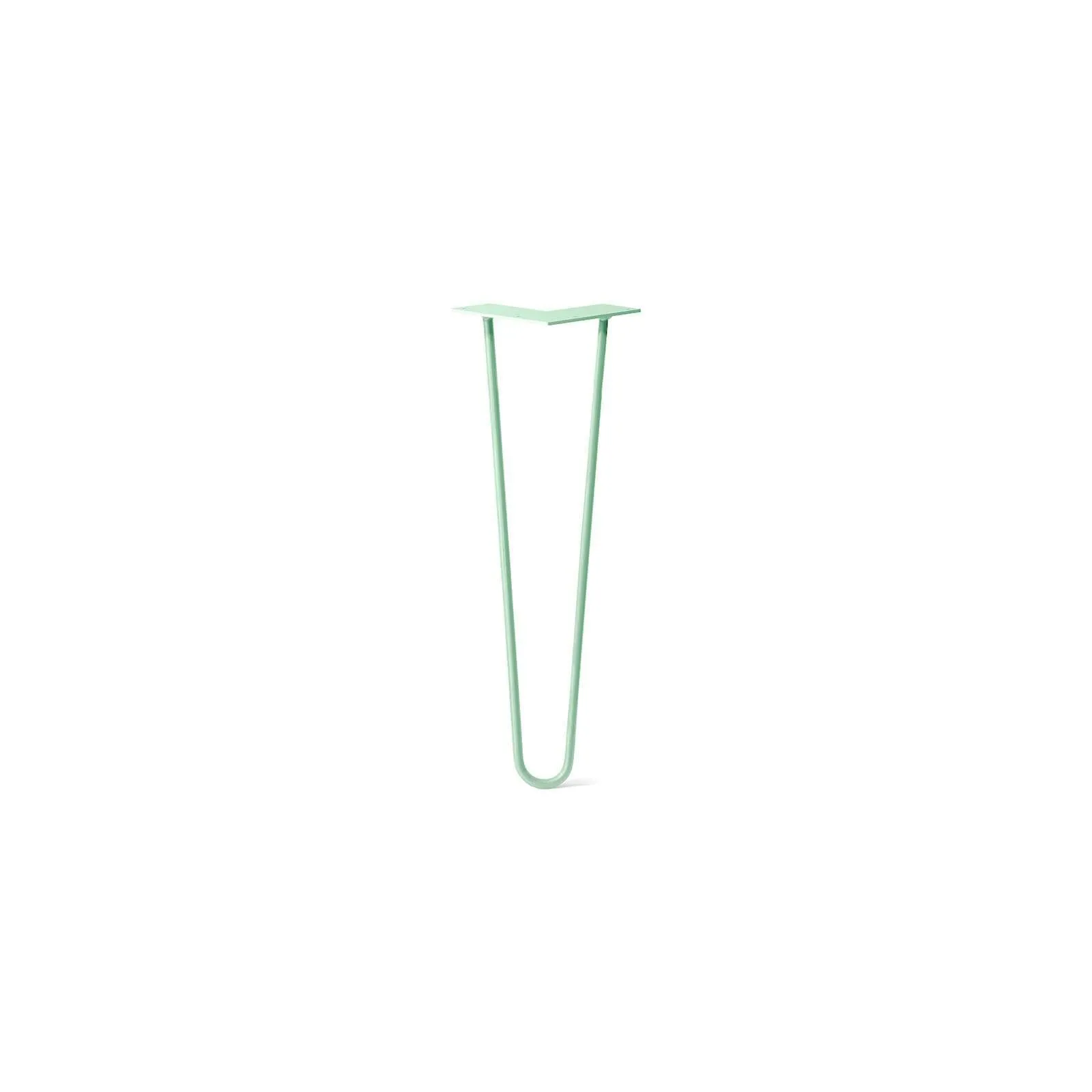 Hairpin Leg (Sold Separately), 2-Rod Design - Mint Powder Coated Finish
