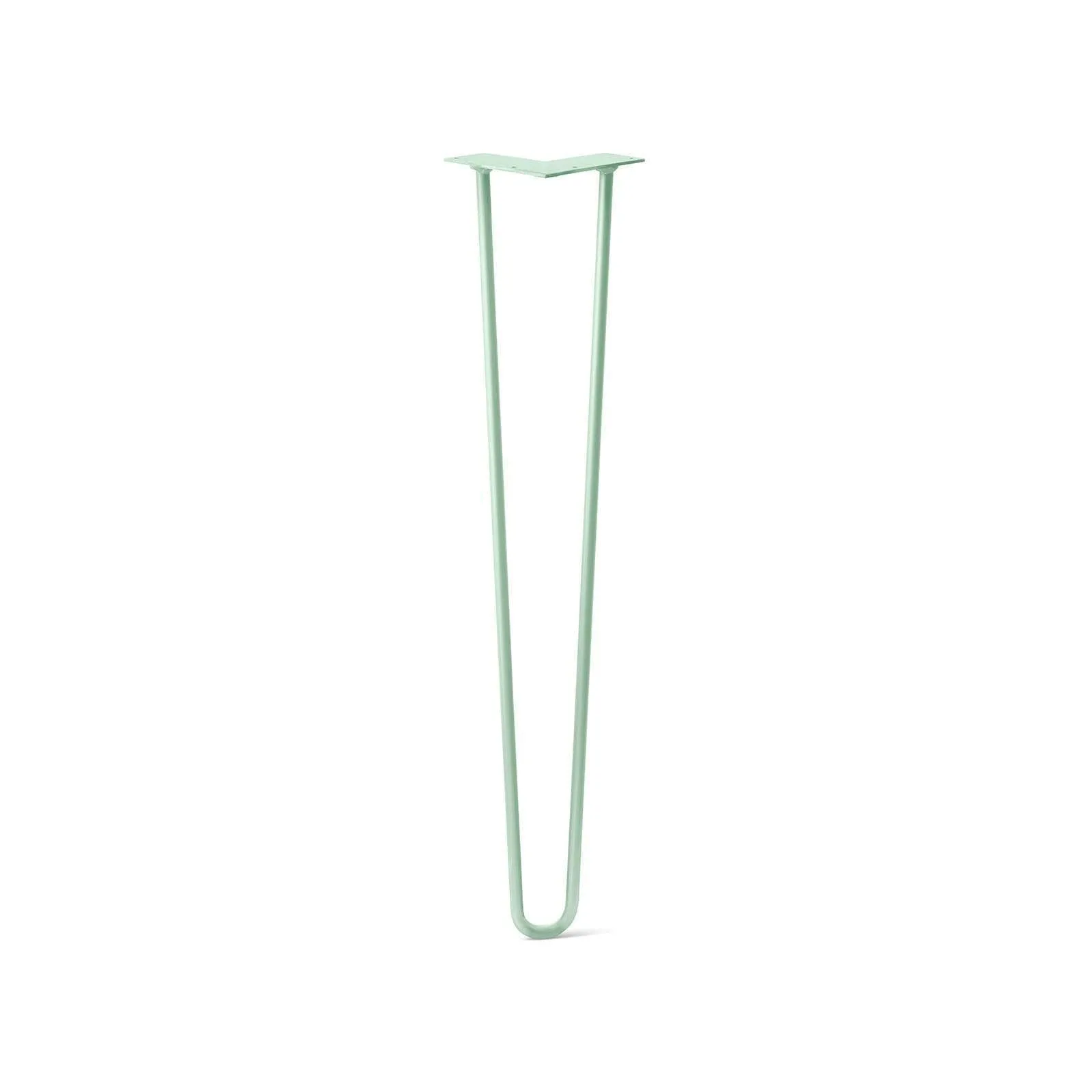 Hairpin Leg (Sold Separately), 2-Rod Design - Mint Powder Coated Finish