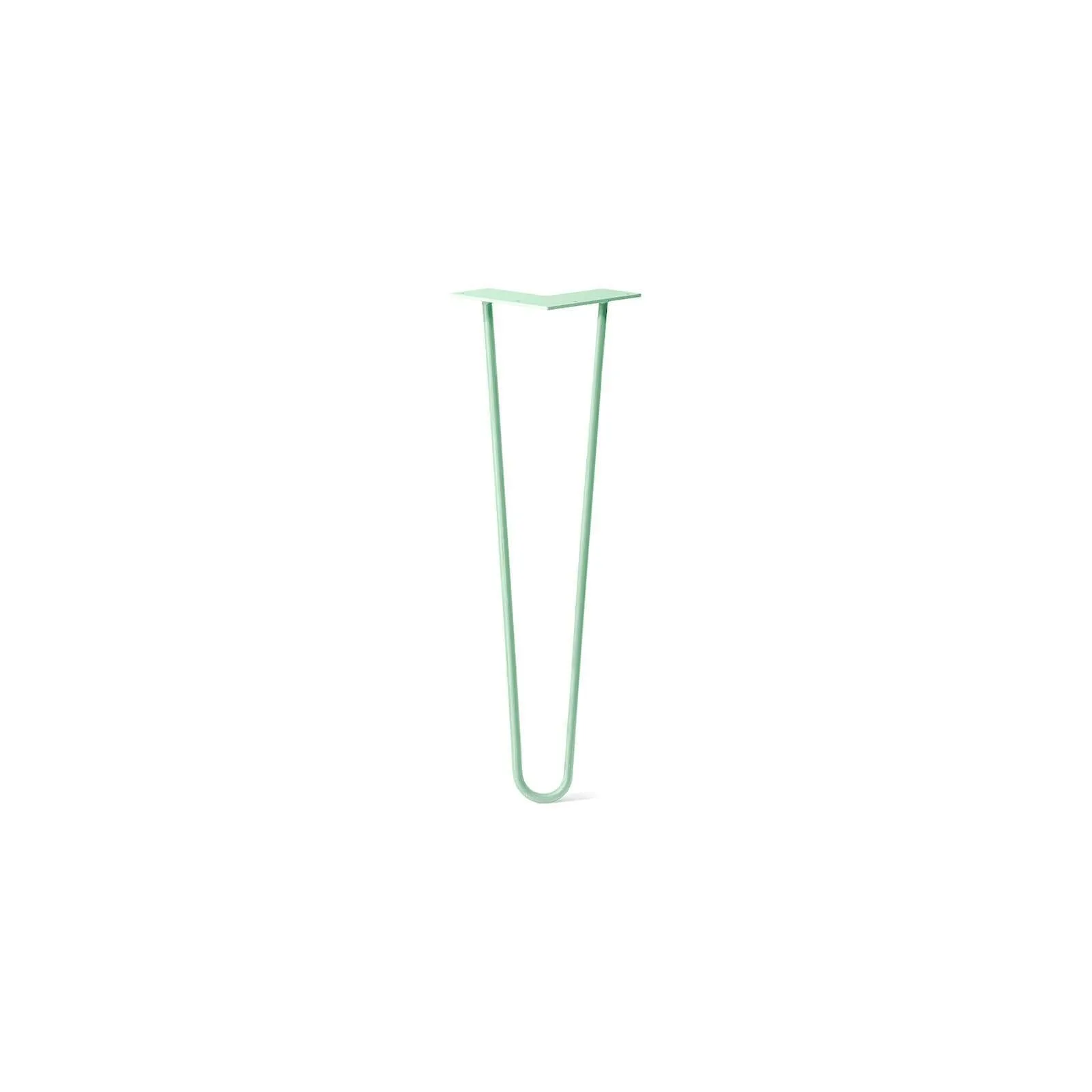 Hairpin Leg (Sold Separately), 2-Rod Design - Mint Powder Coated Finish
