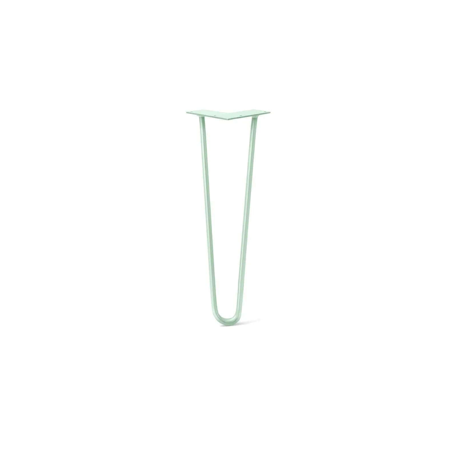Hairpin Leg (Sold Separately), 2-Rod Design - Mint Powder Coated Finish