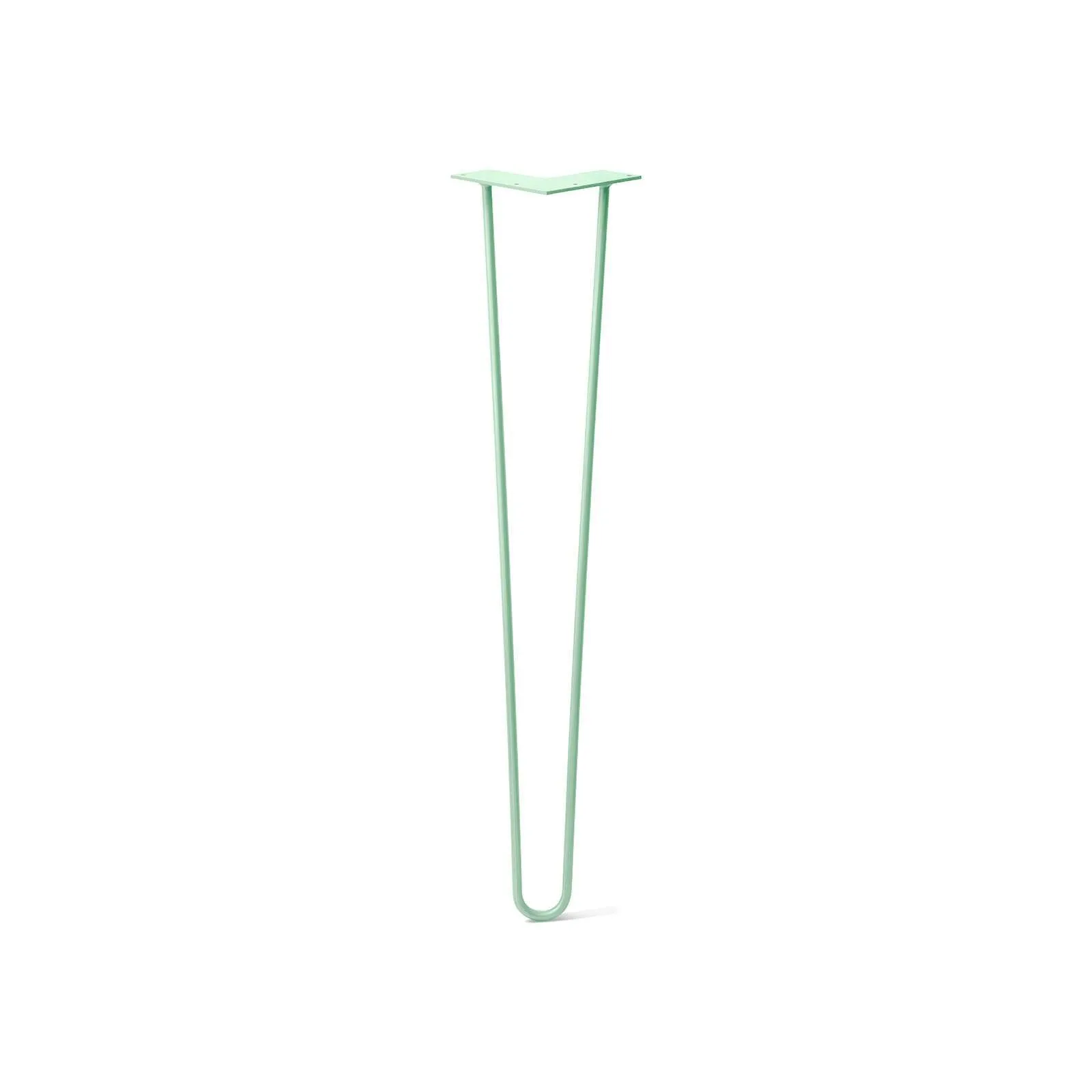 Hairpin Leg (Sold Separately), 2-Rod Design - Mint Powder Coated Finish