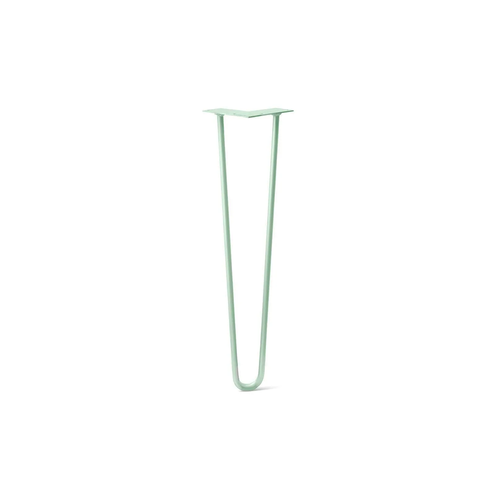 Hairpin Leg (Sold Separately), 2-Rod Design - Mint Powder Coated Finish