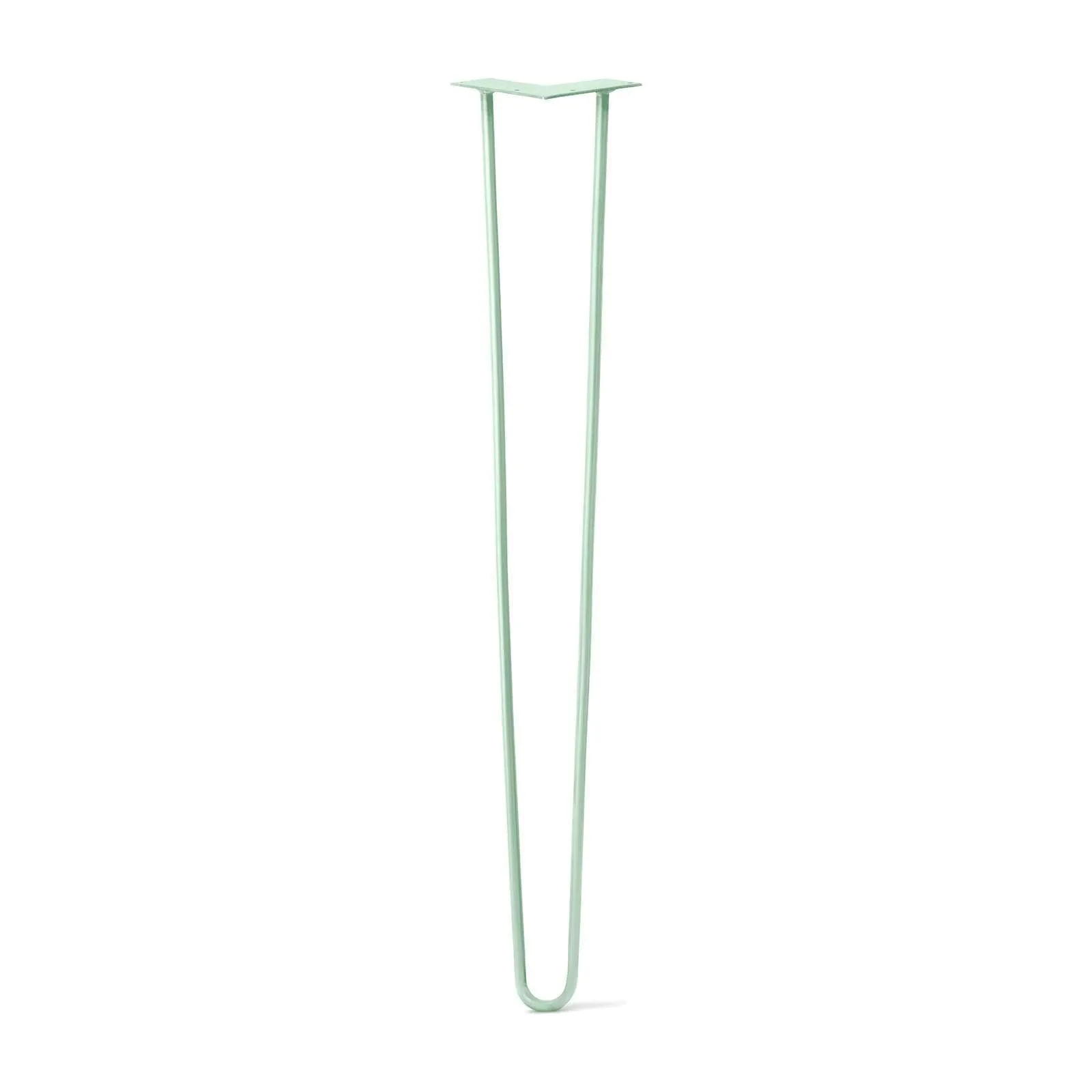 Hairpin Leg (Sold Separately), 2-Rod Design - Mint Powder Coated Finish
