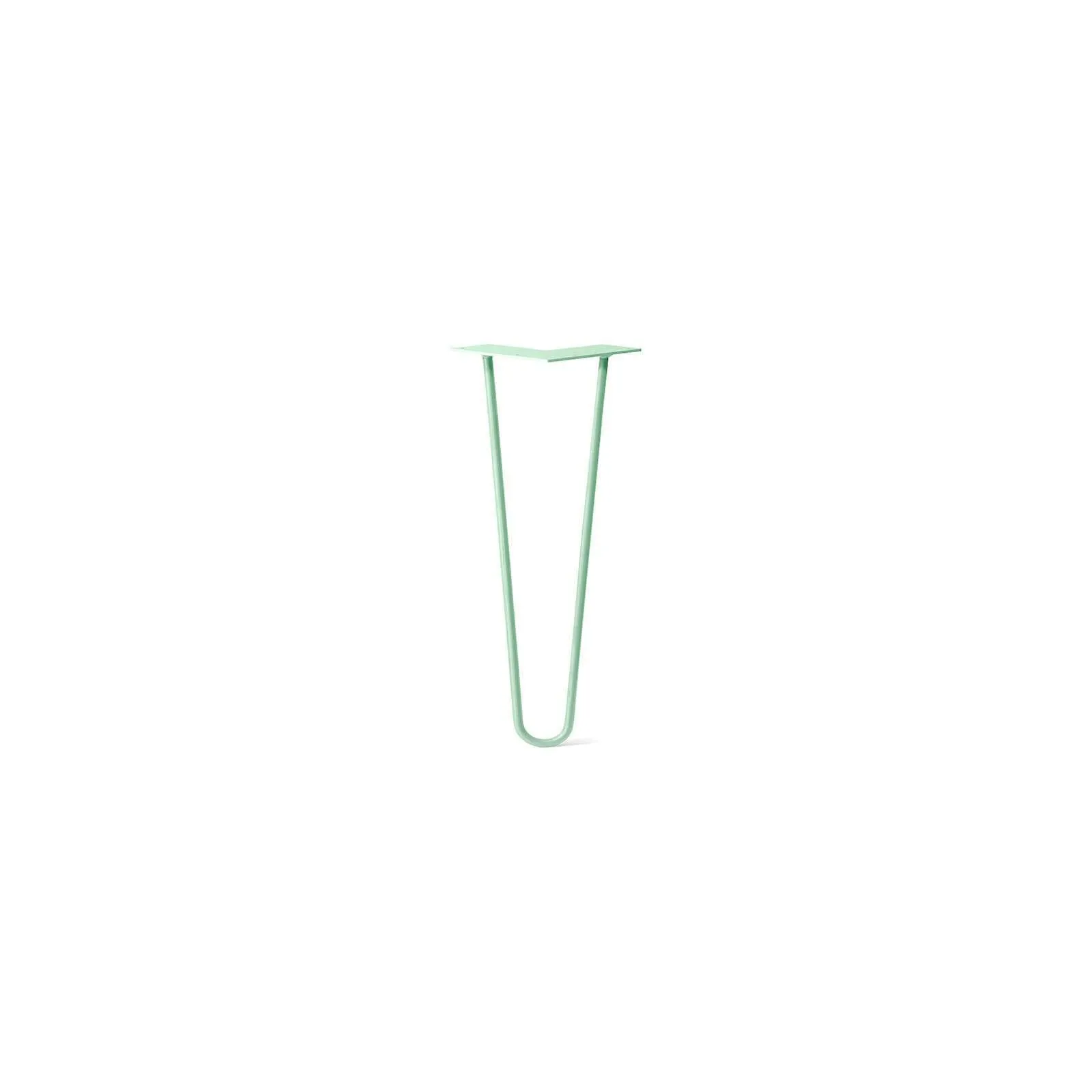 Hairpin Leg (Sold Separately), 2-Rod Design - Mint Powder Coated Finish