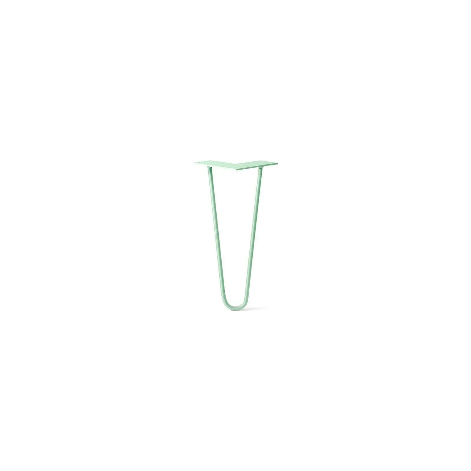 Hairpin Leg (Sold Separately), 2-Rod Design - Mint Powder Coated Finish