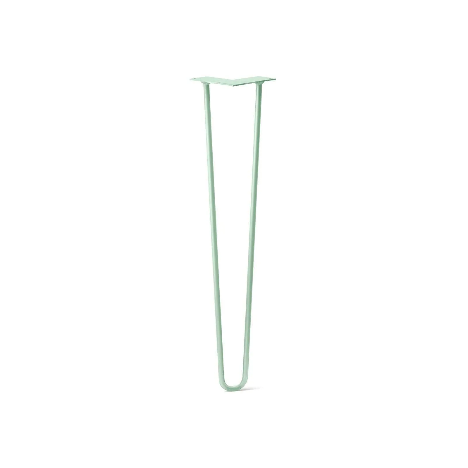 Hairpin Leg (Sold Separately), 2-Rod Design - Mint Powder Coated Finish