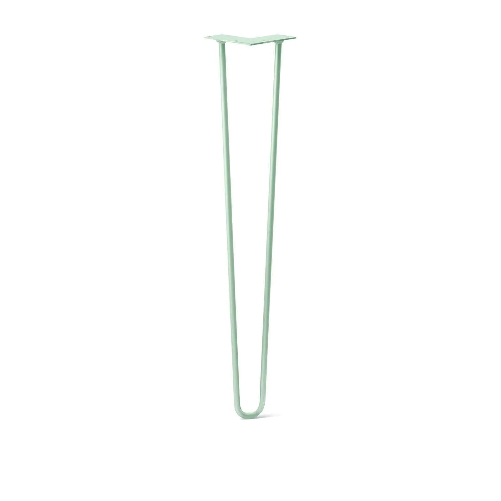 Hairpin Leg (Sold Separately), 2-Rod Design - Mint Powder Coated Finish