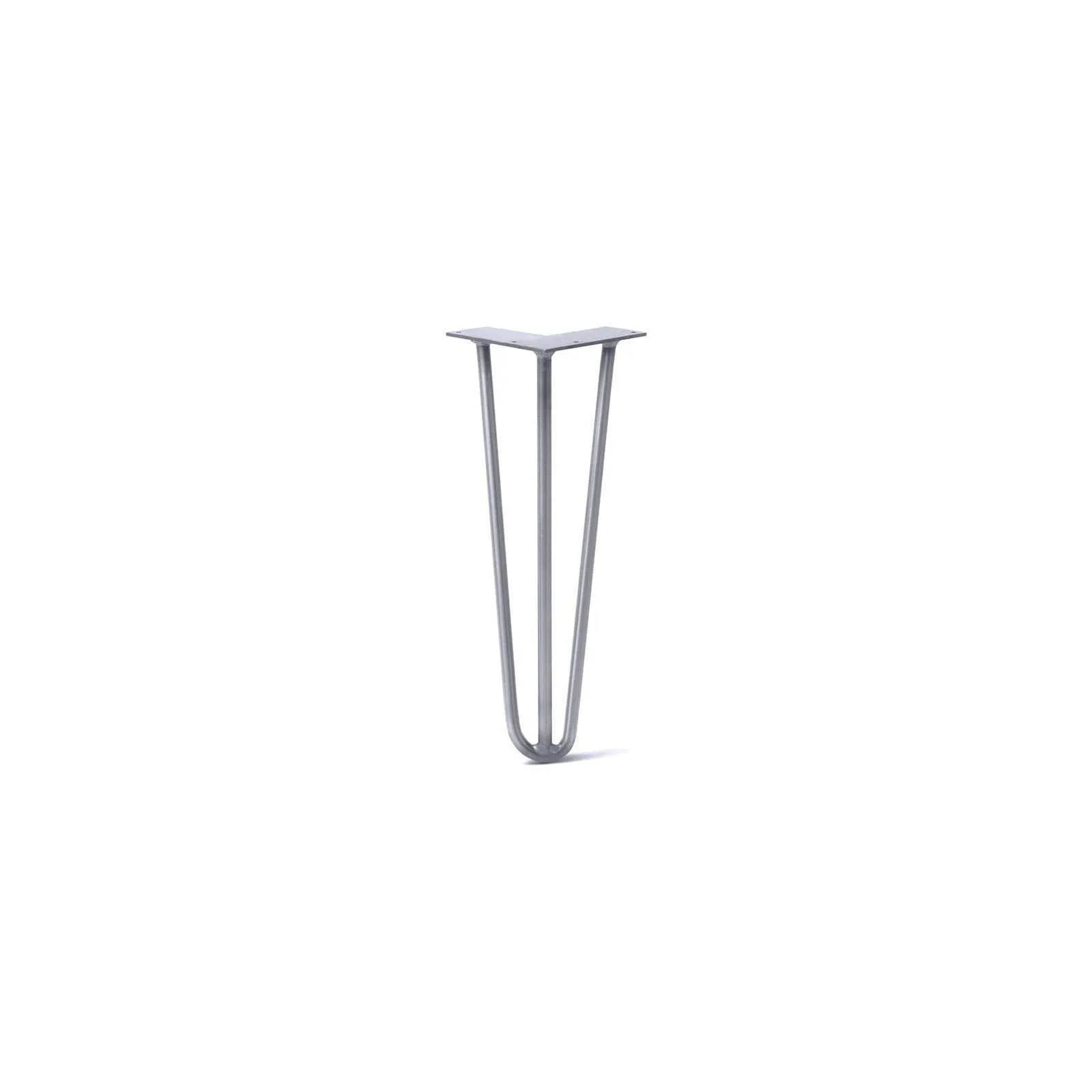 Hairpin Leg (Sold Separately), 3-Rod Design - Grey Powder Coated Finish