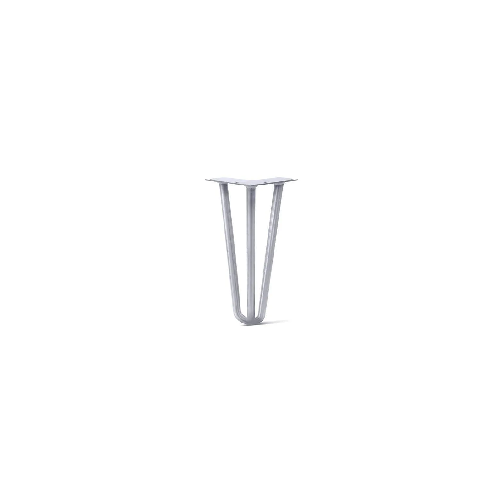 Hairpin Leg (Sold Separately), 3-Rod Design - Grey Powder Coated Finish