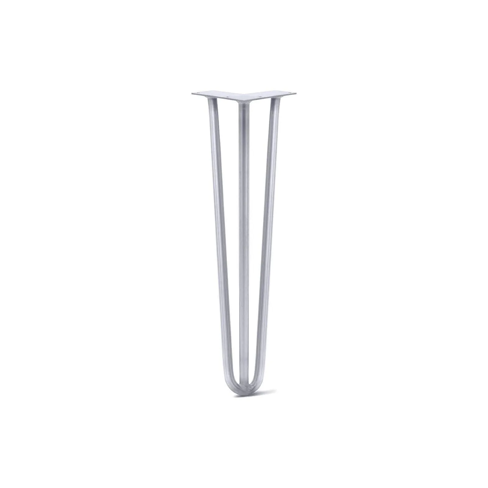 Hairpin Leg (Sold Separately), 3-Rod Design - Grey Powder Coated Finish