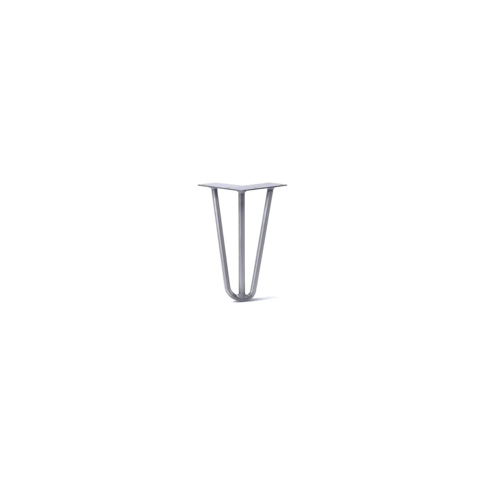 Hairpin Leg (Sold Separately), 3-Rod Design - Grey Powder Coated Finish