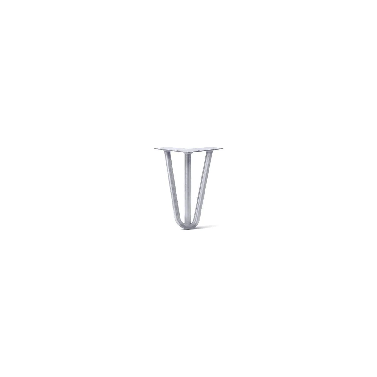 Hairpin Leg (Sold Separately), 3-Rod Design - Grey Powder Coated Finish