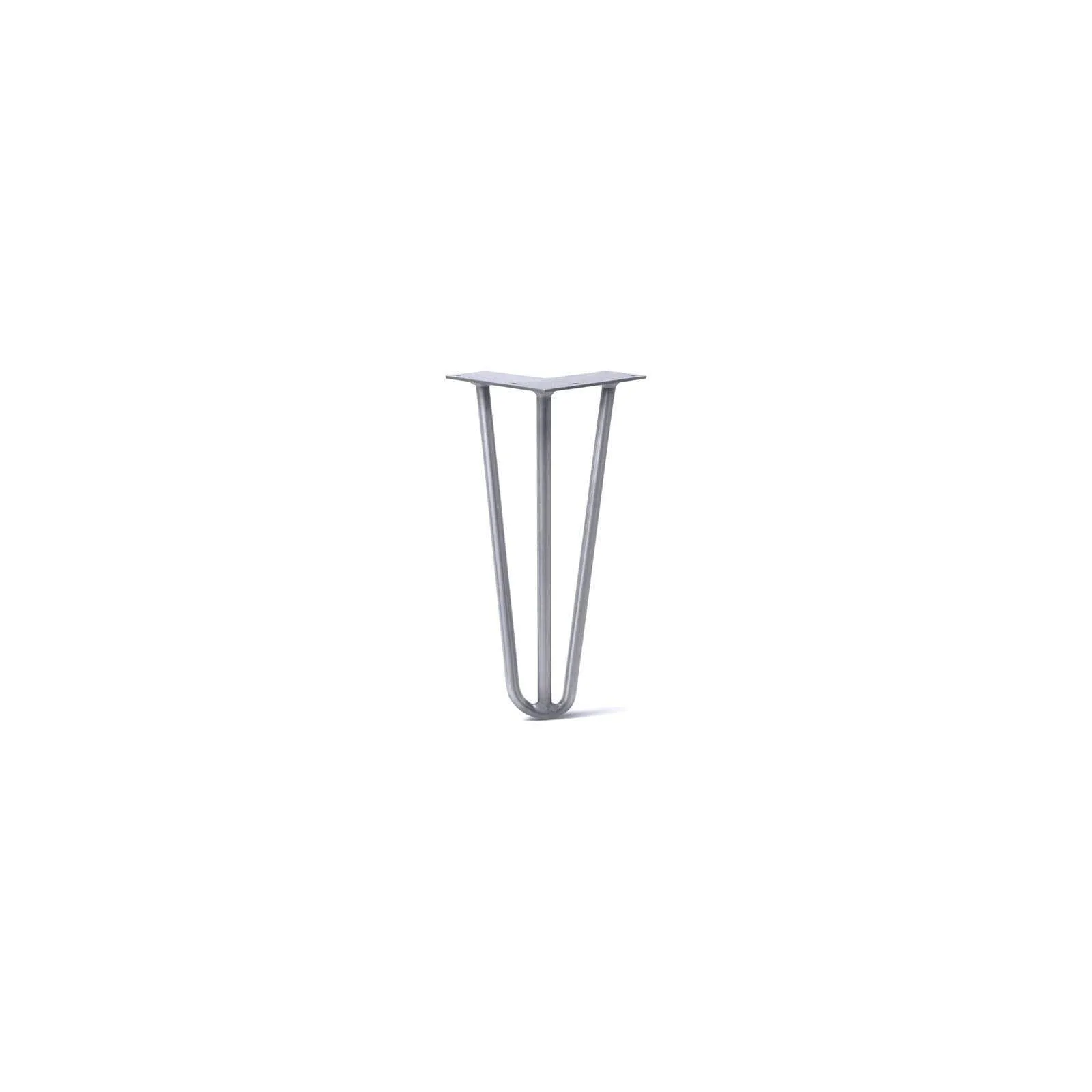 Hairpin Leg (Sold Separately), 3-Rod Design - Grey Powder Coated Finish
