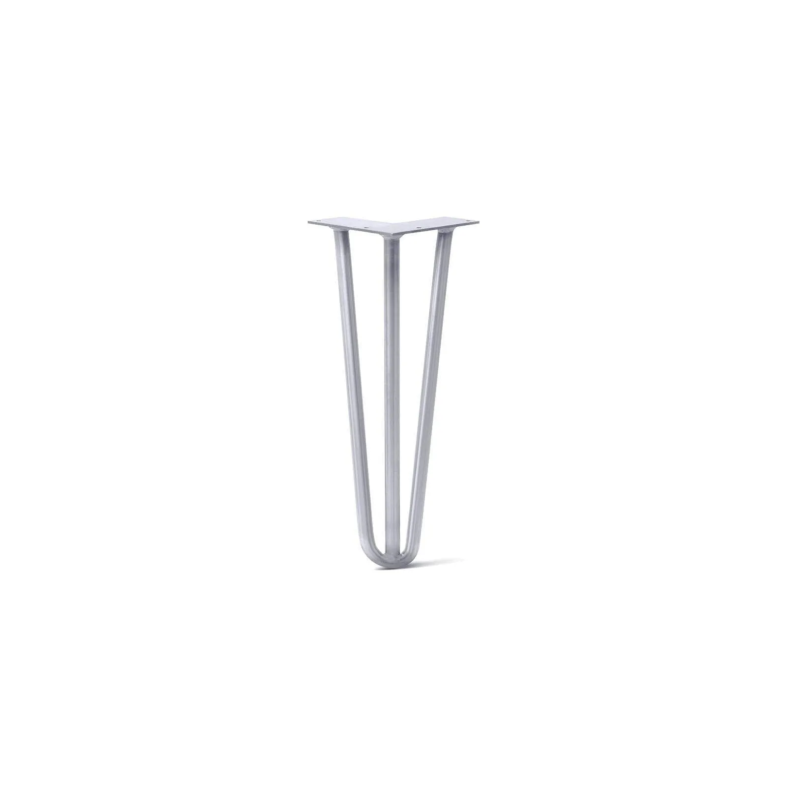 Hairpin Leg (Sold Separately), 3-Rod Design - Grey Powder Coated Finish