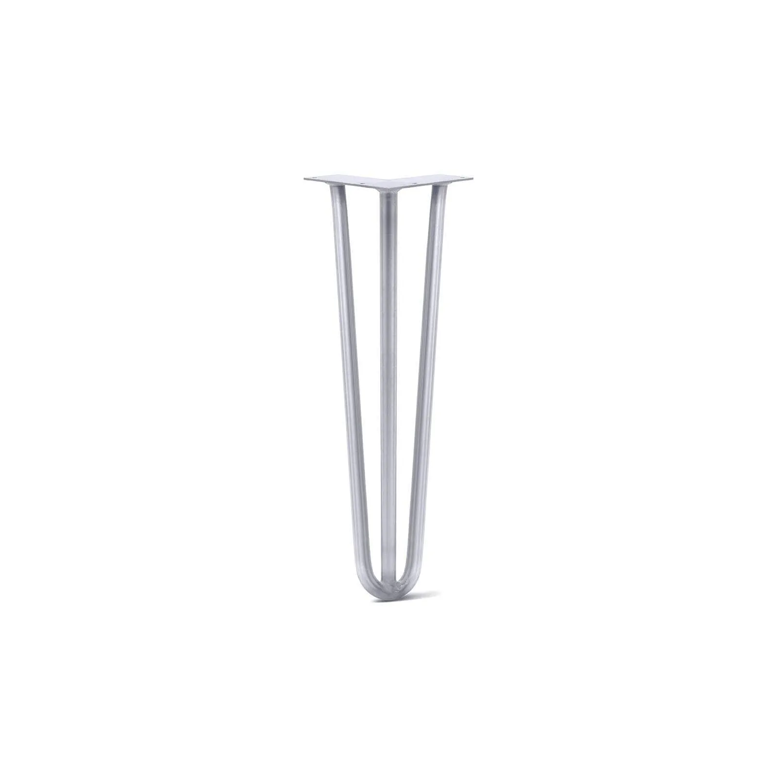Hairpin Leg (Sold Separately), 3-Rod Design - Grey Powder Coated Finish