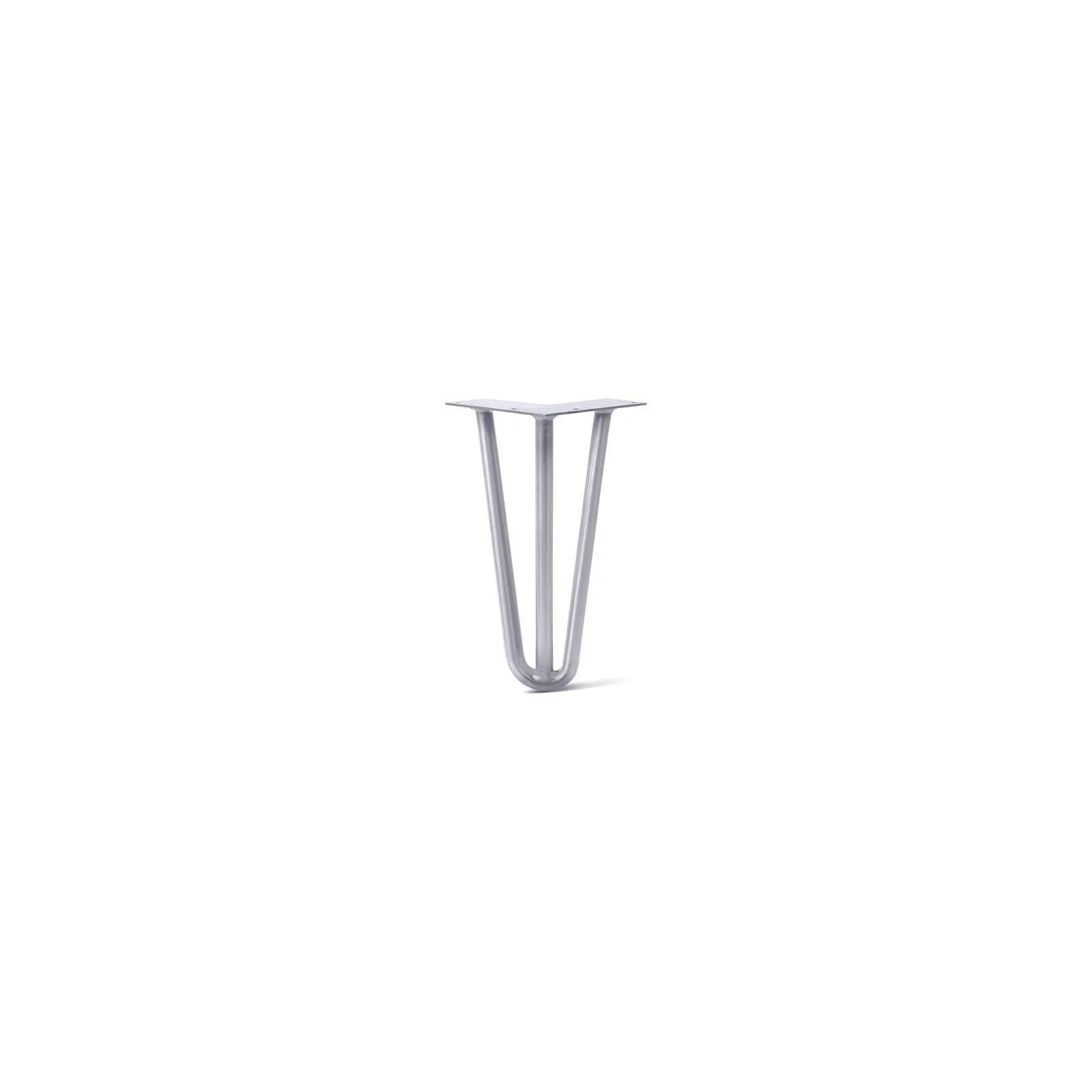 Hairpin Leg (Sold Separately), 3-Rod Design - Grey Powder Coated Finish