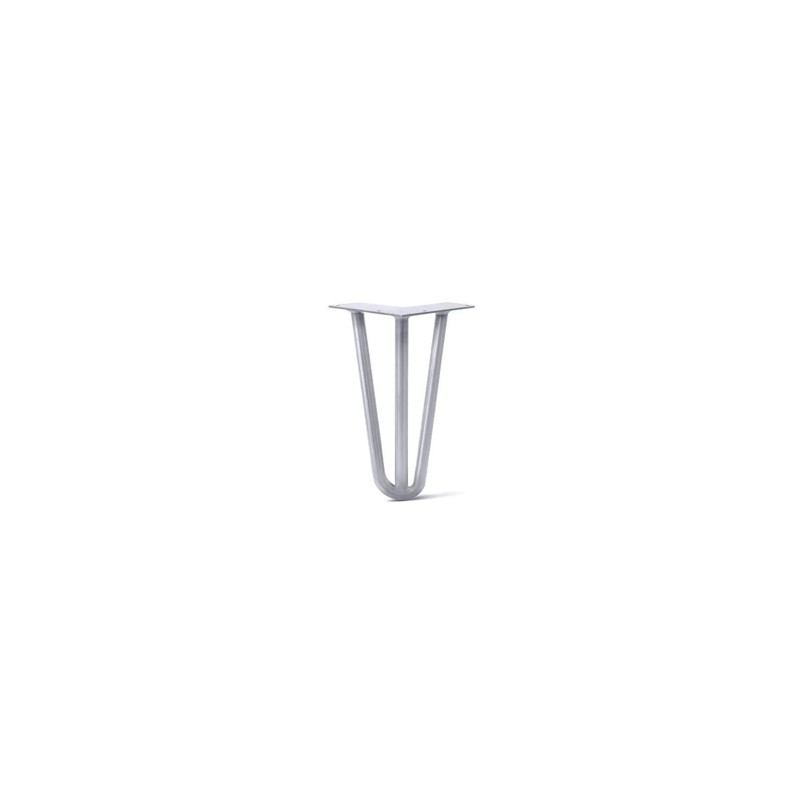 Hairpin Leg (Sold Separately), 3-Rod Design - Grey Powder Coated Finish