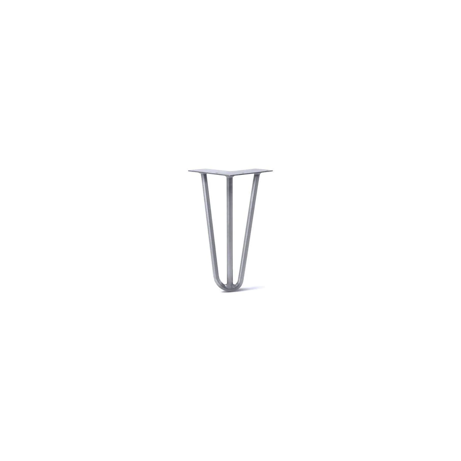 Hairpin Leg (Sold Separately), 3-Rod Design - Grey Powder Coated Finish