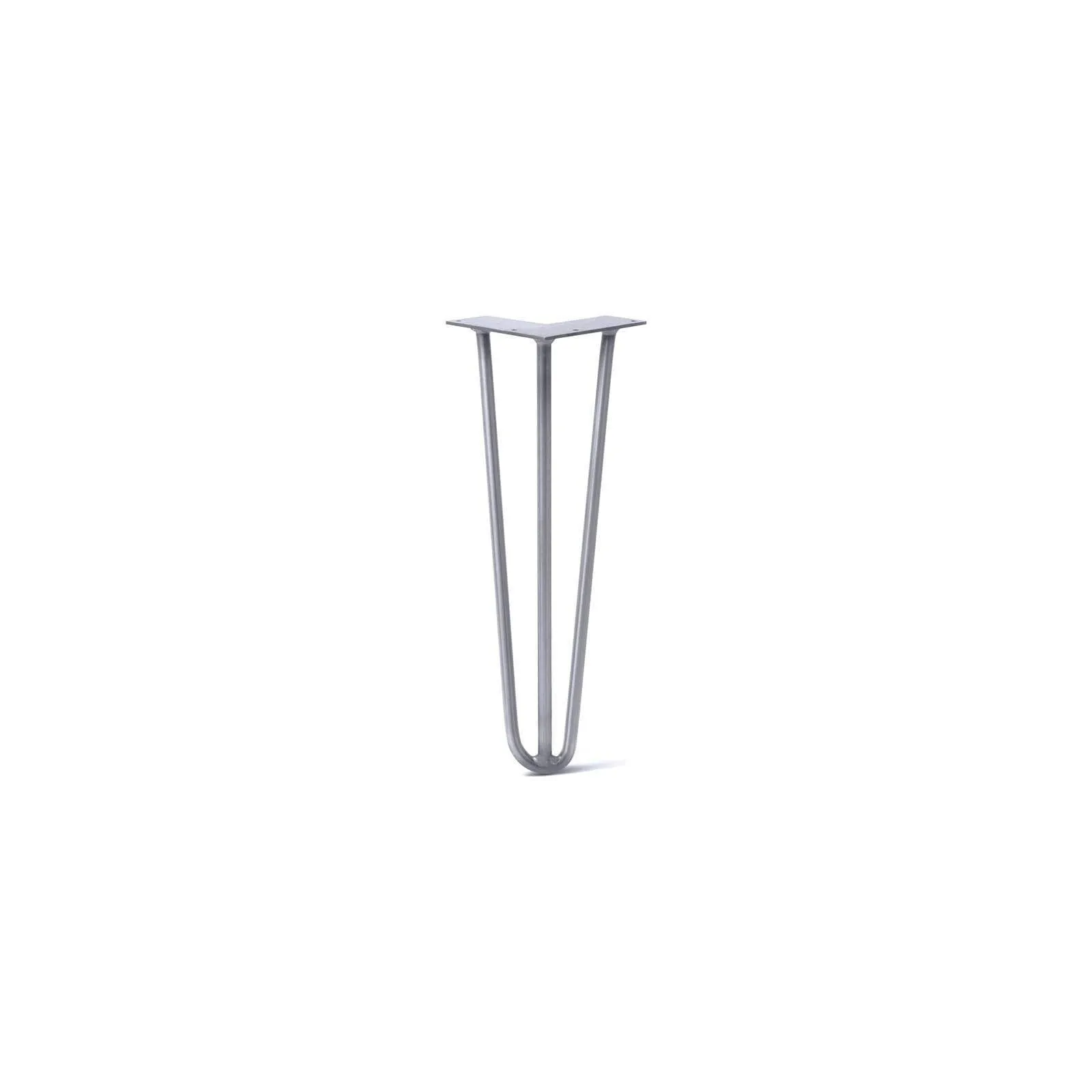 Hairpin Leg (Sold Separately), 3-Rod Design - Grey Powder Coated Finish