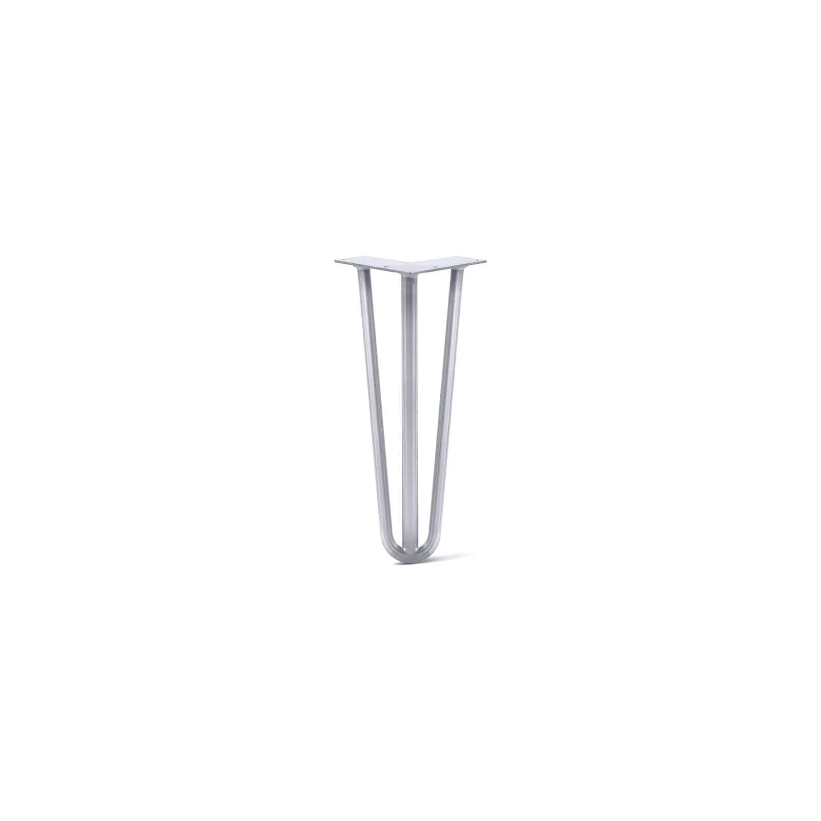 Hairpin Leg (Sold Separately), 3-Rod Design - Grey Powder Coated Finish
