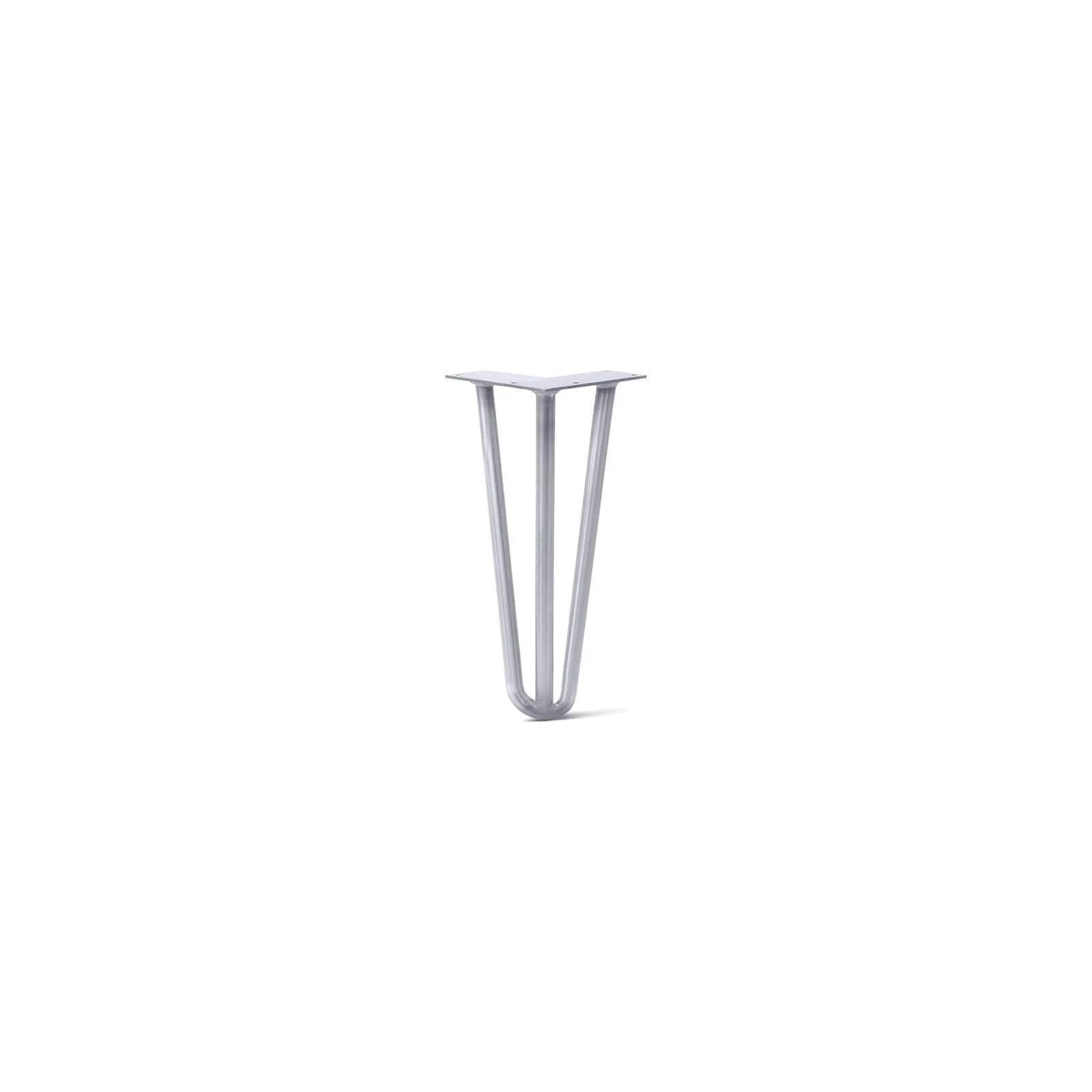 Hairpin Leg (Sold Separately), 3-Rod Design - Grey Powder Coated Finish