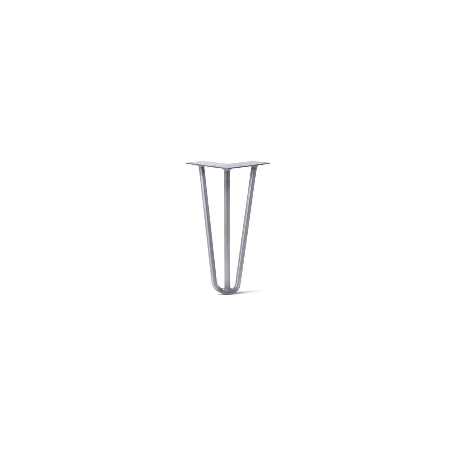 Hairpin Leg (Sold Separately), 3-Rod Design - Grey Powder Coated Finish