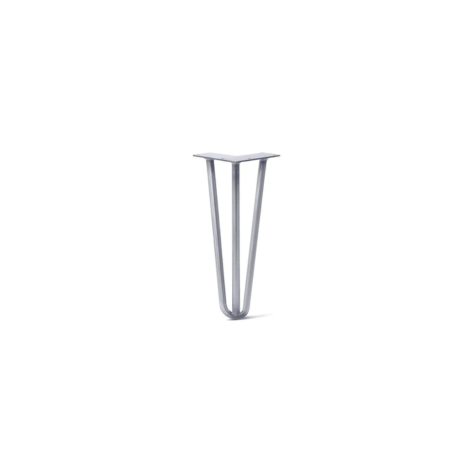 Hairpin Leg (Sold Separately), 3-Rod Design - Grey Powder Coated Finish