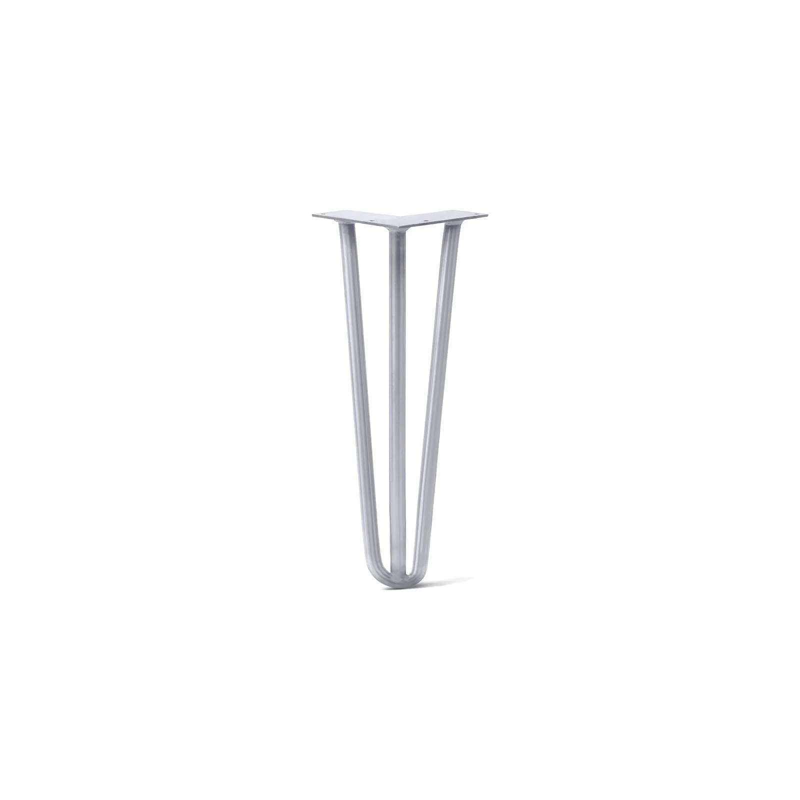 Hairpin Leg (Sold Separately), 3-Rod Design - Grey Powder Coated Finish