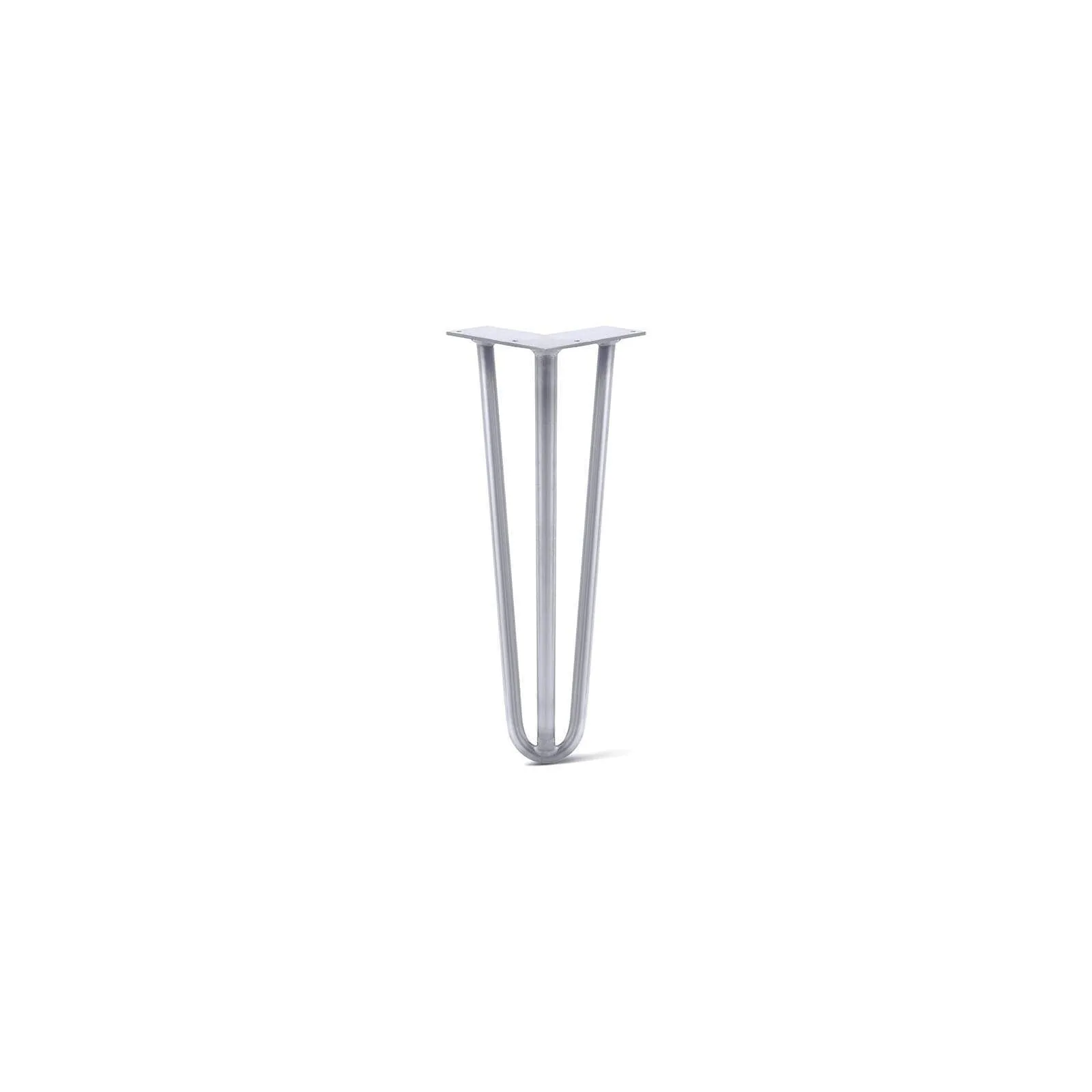 Hairpin Leg (Sold Separately), 3-Rod Design - Grey Powder Coated Finish