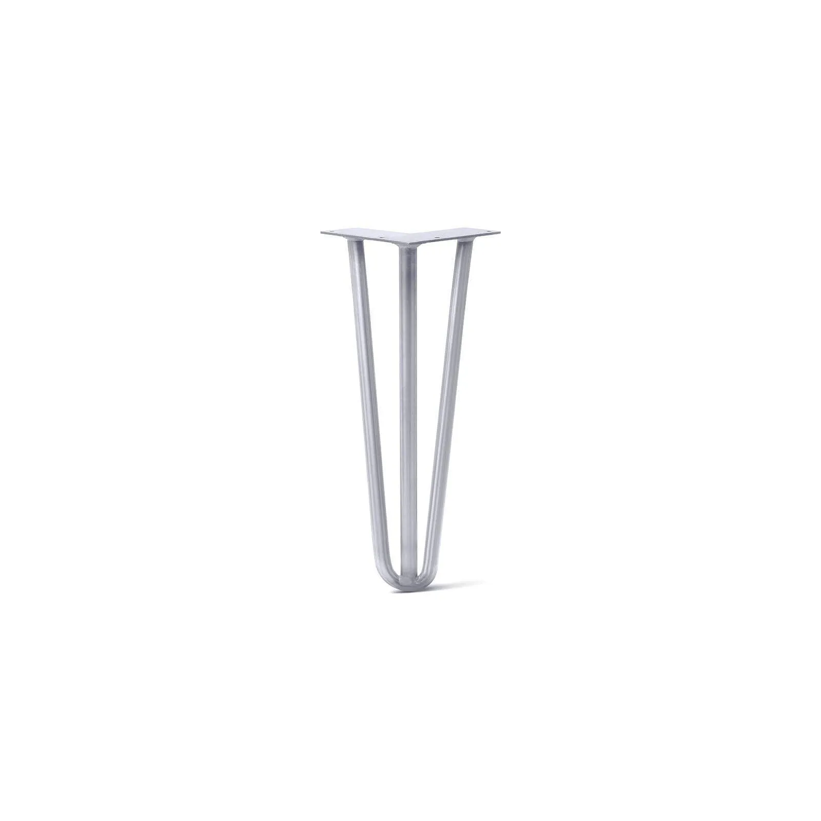 Hairpin Leg (Sold Separately), 3-Rod Design - Grey Powder Coated Finish