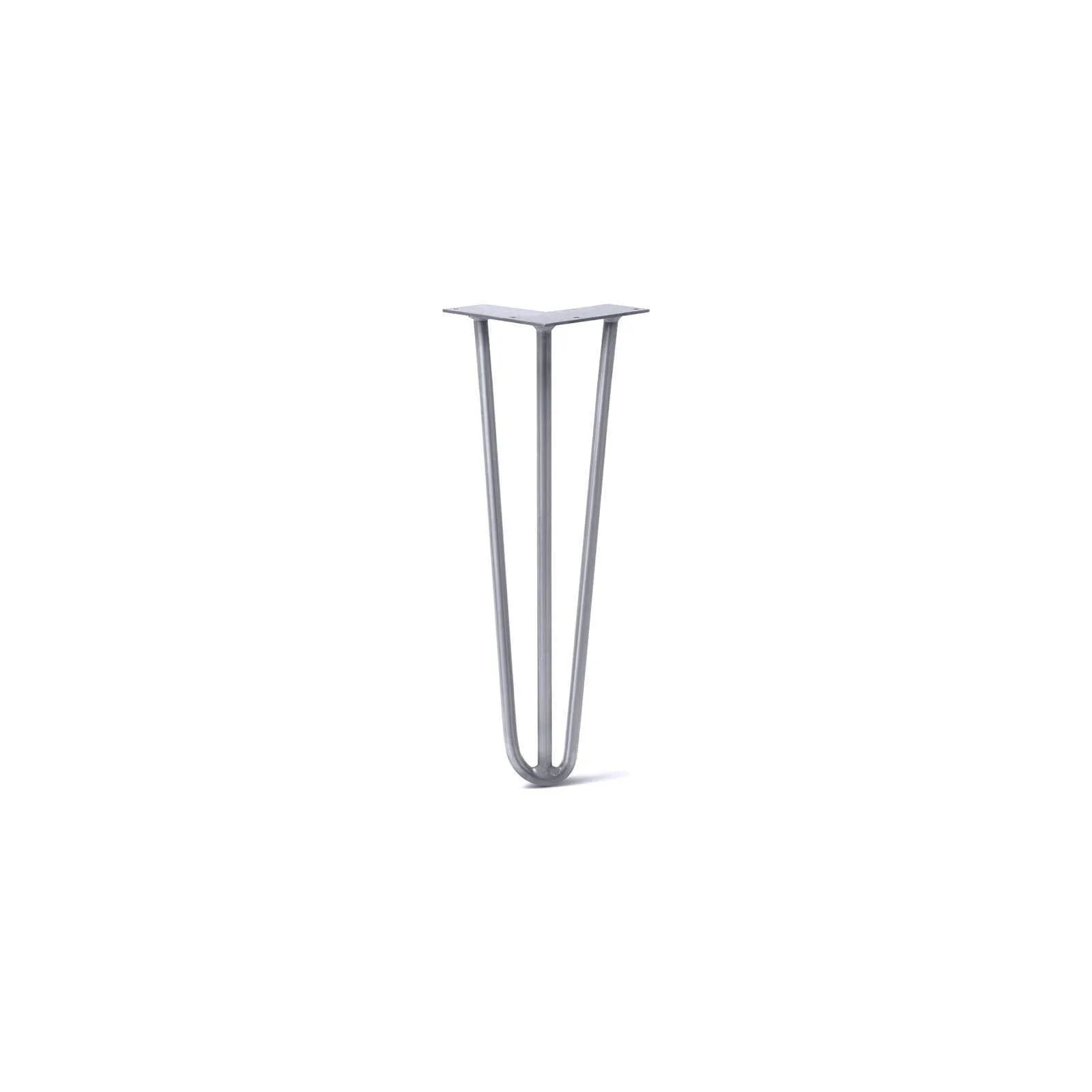 Hairpin Leg (Sold Separately), 3-Rod Design - Grey Powder Coated Finish