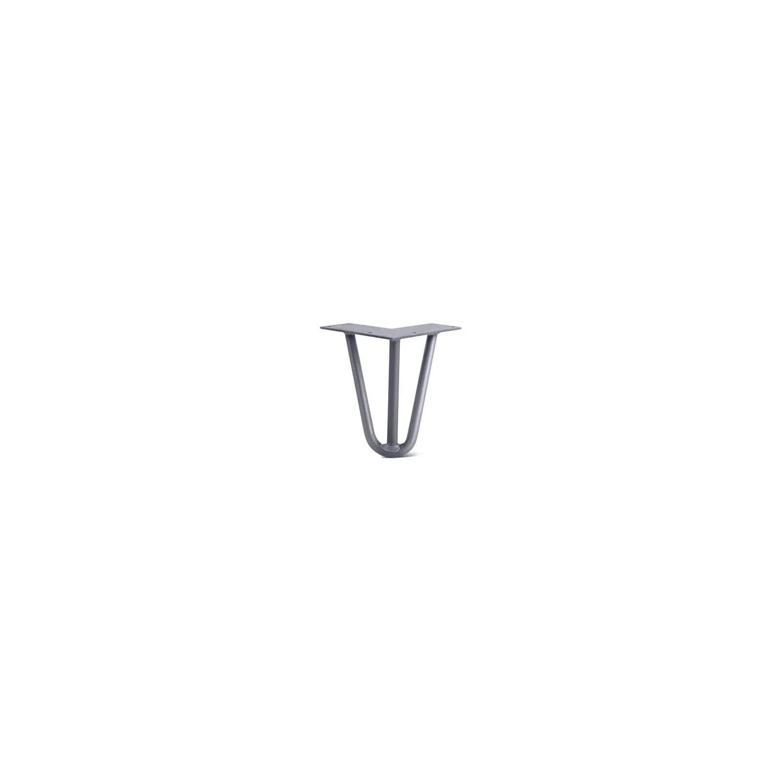 Hairpin Leg (Sold Separately), 3-Rod Design - Grey Powder Coated Finish