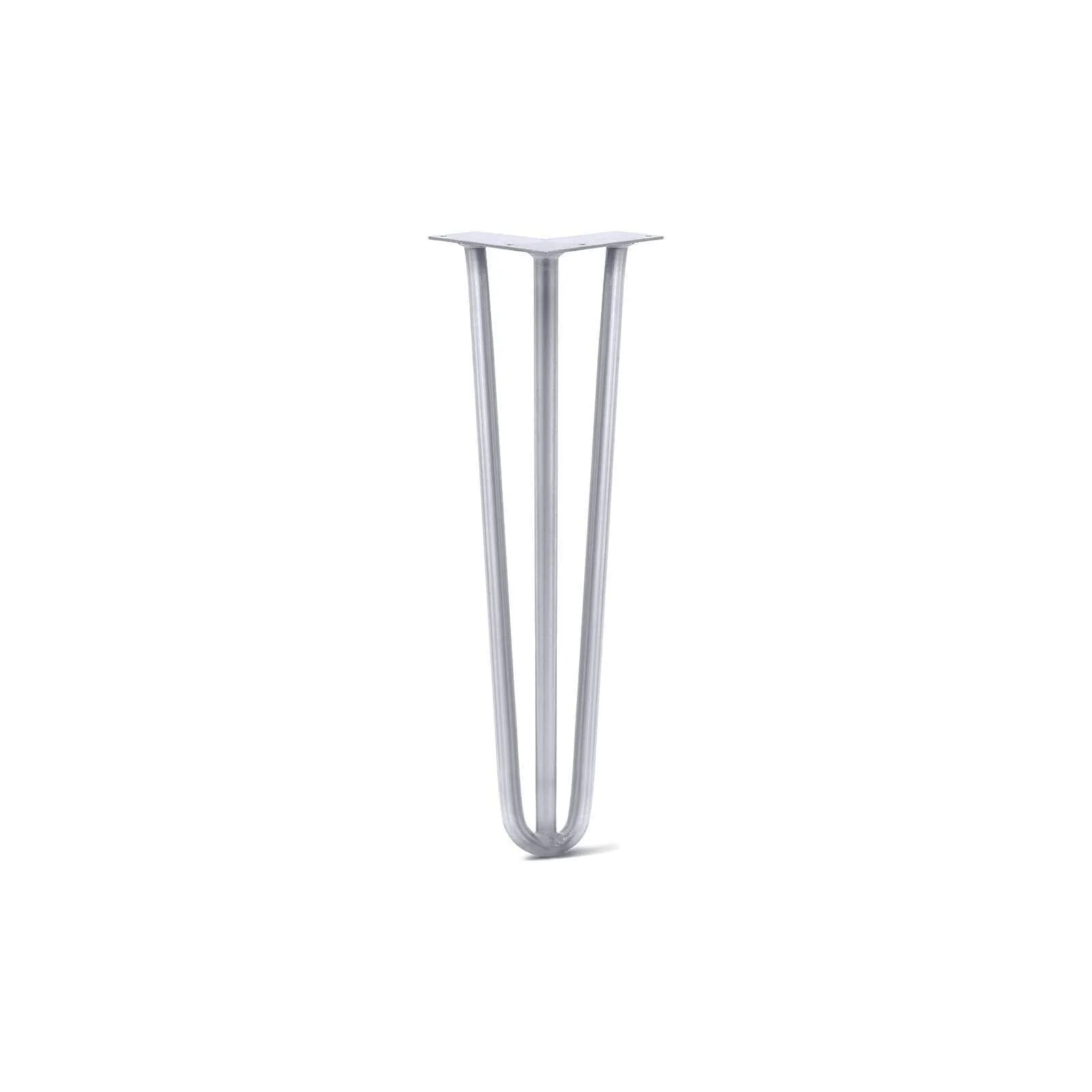 Hairpin Leg (Sold Separately), 3-Rod Design - Grey Powder Coated Finish