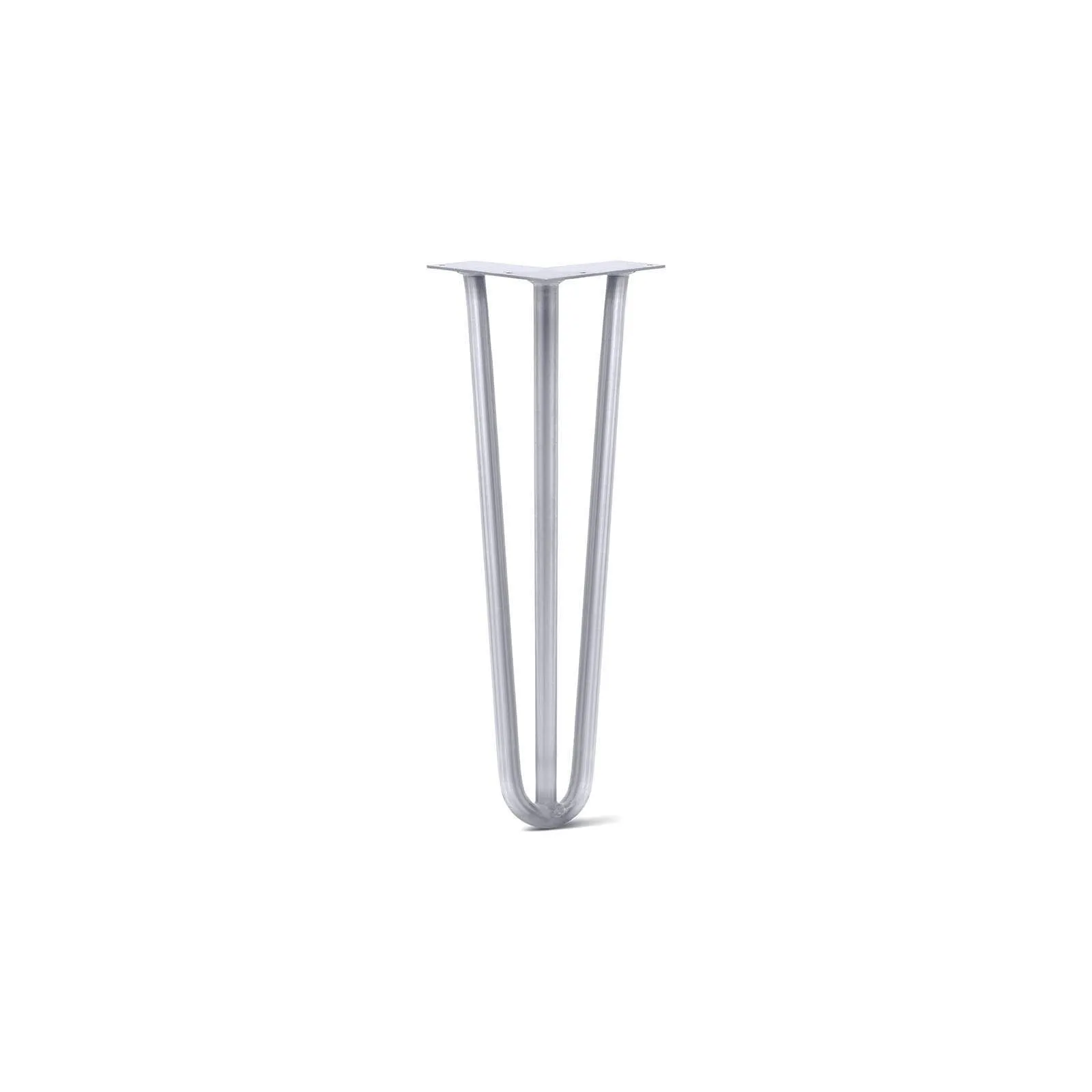 Hairpin Leg (Sold Separately), 3-Rod Design - Grey Powder Coated Finish