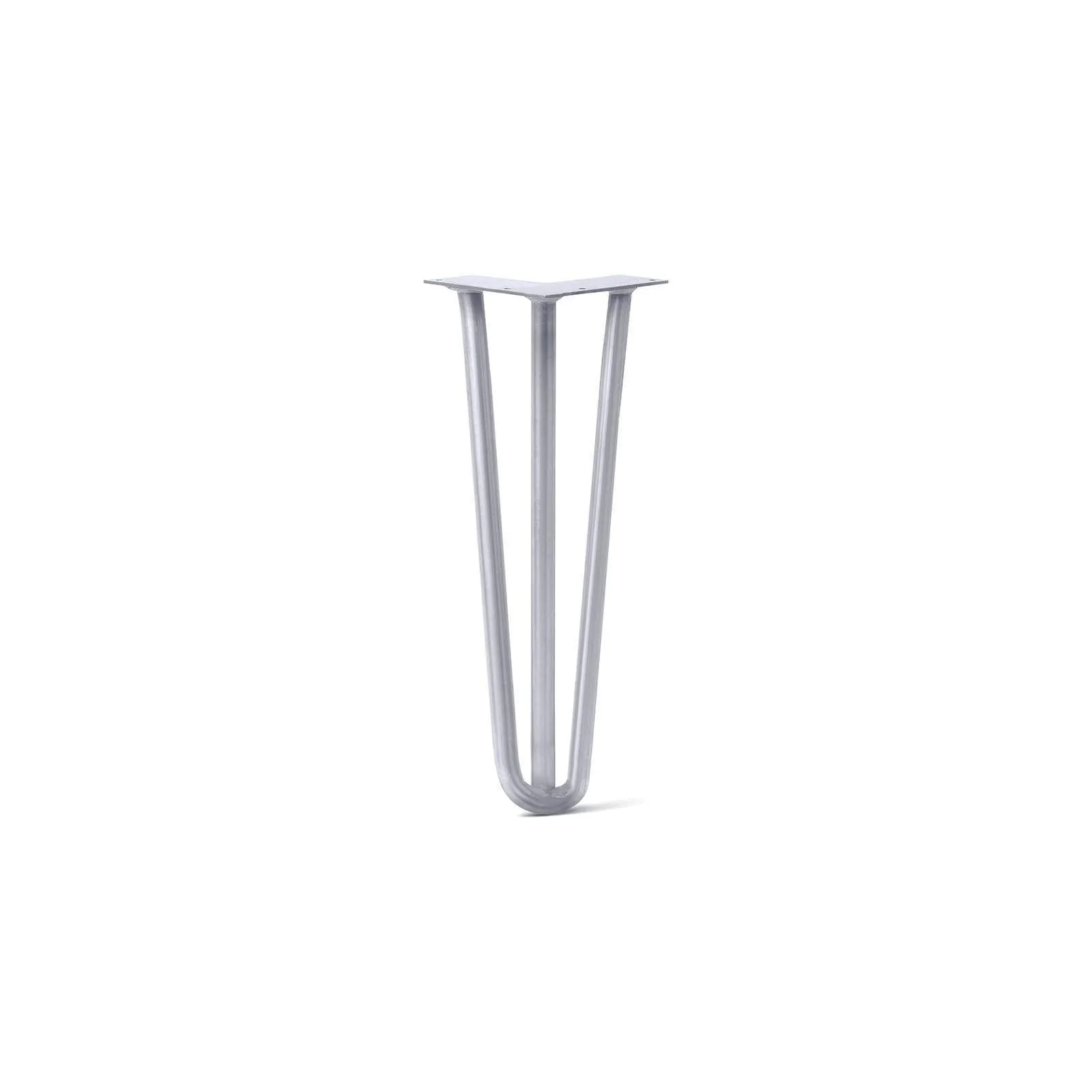 Hairpin Leg (Sold Separately), 3-Rod Design - Grey Powder Coated Finish
