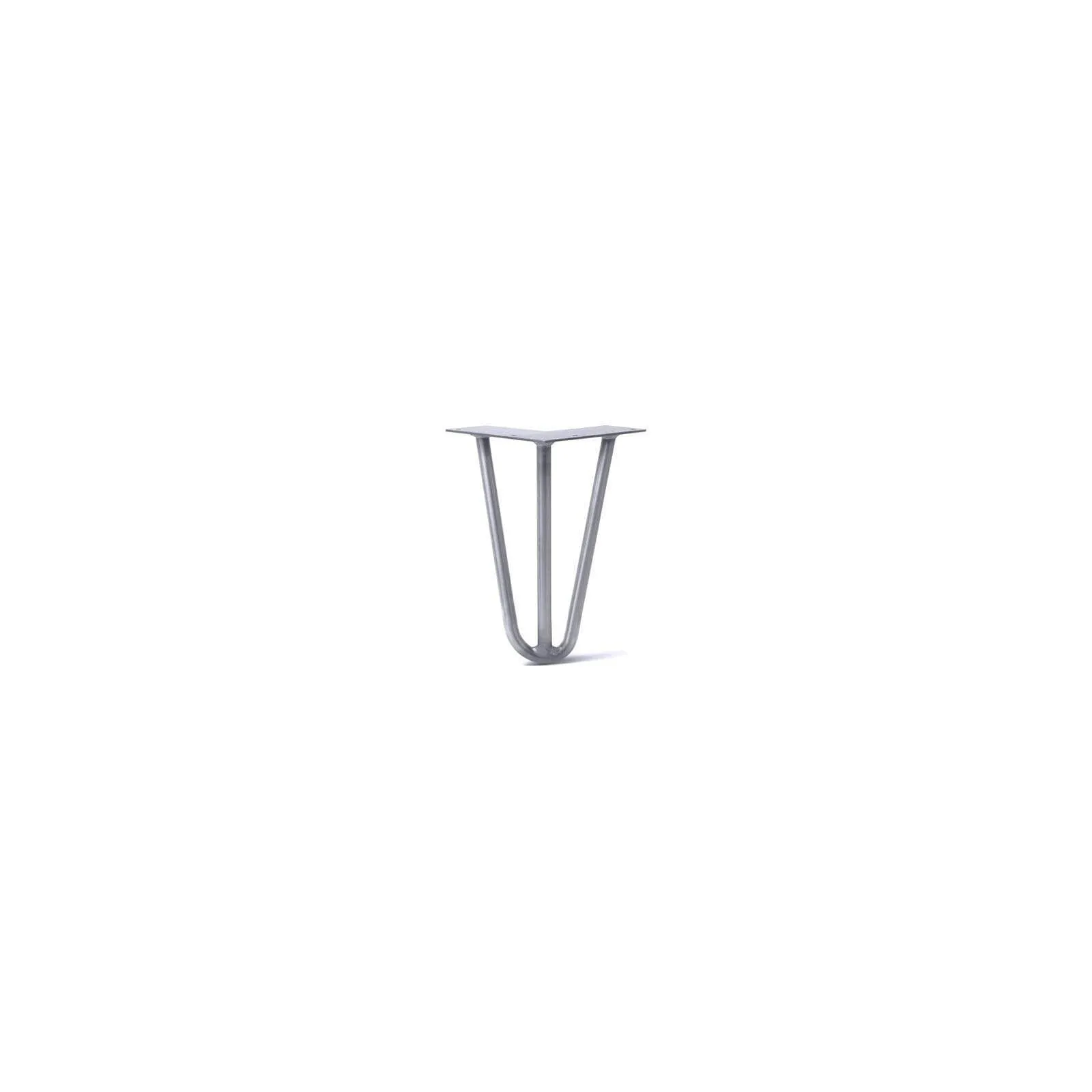 Hairpin Leg (Sold Separately), 3-Rod Design - Grey Powder Coated Finish